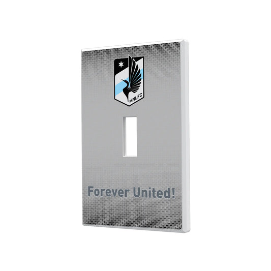 Minnesota United FC Linen Hidden-Screw Light Switch Plate