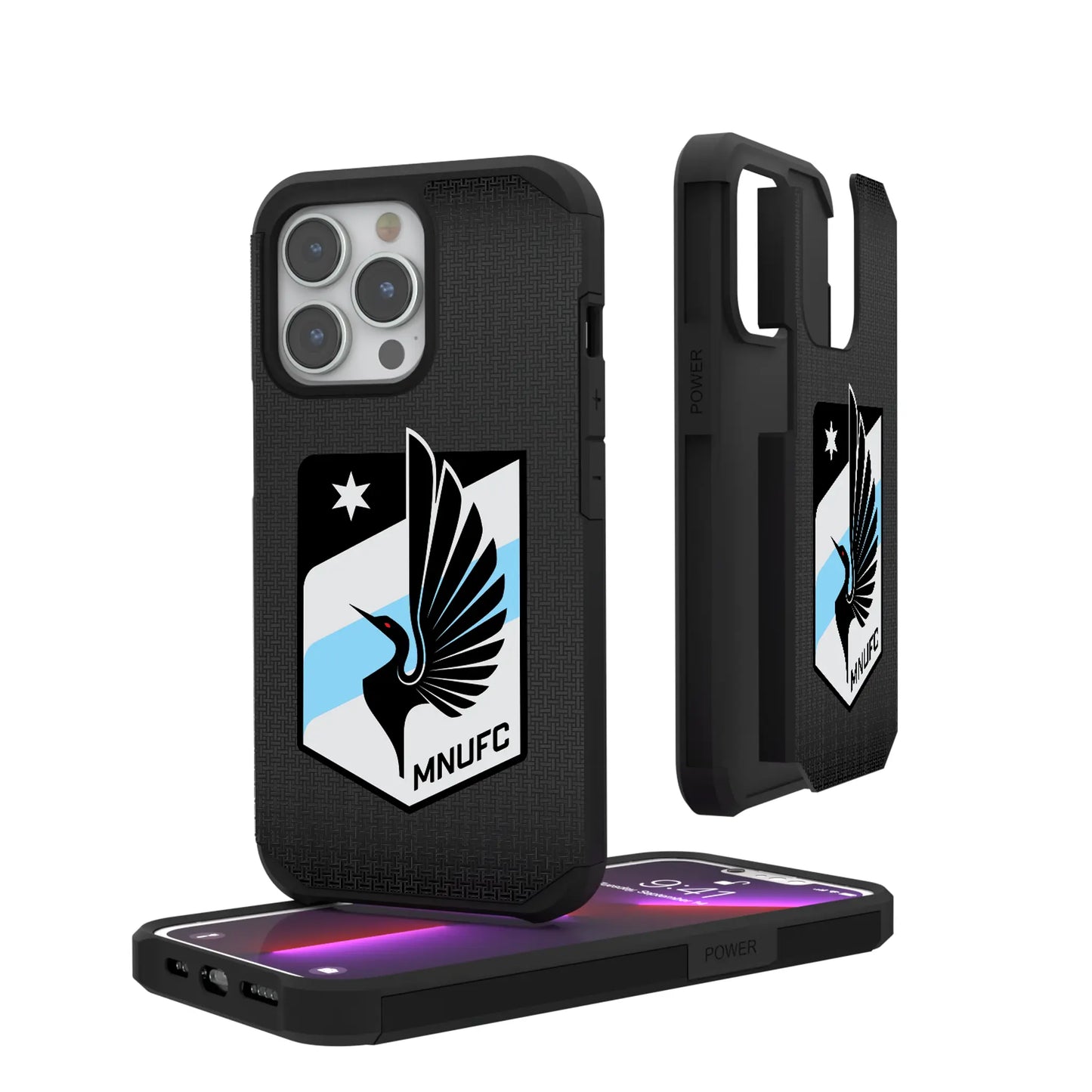 Minnesota United FC Linen Rugged Phone Case for Apple iPhone