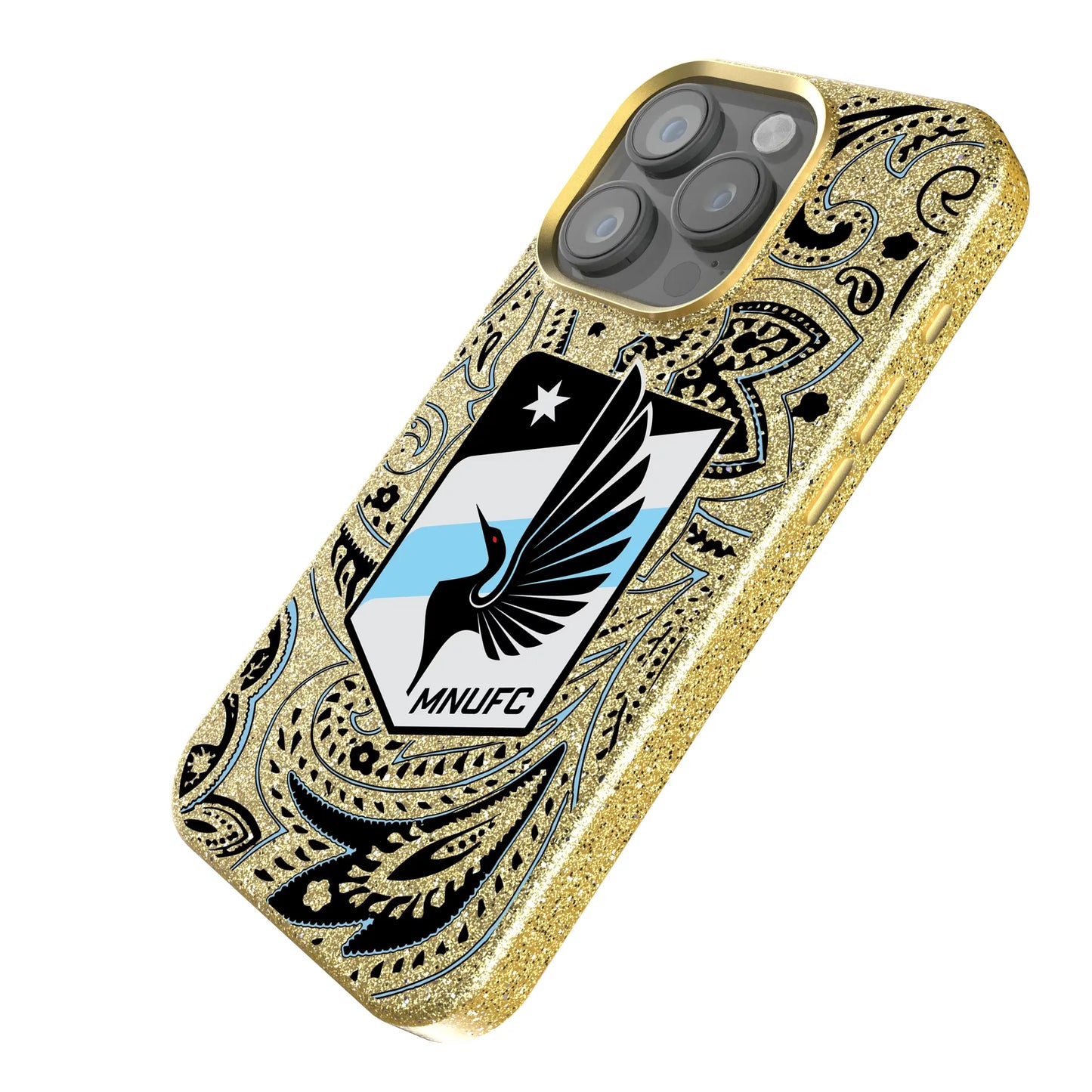 Minnesota United FC Paisley Bling Phone Case for Apple iPhone