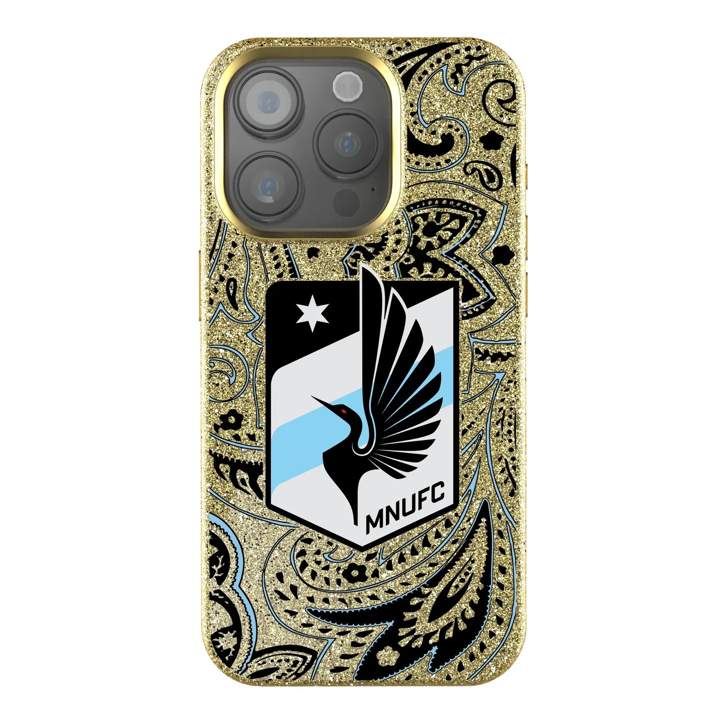 Minnesota United FC Paisley Bling Phone Case for Apple iPhone
