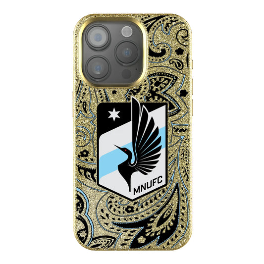 Minnesota United FC Paisley Bling Phone Case for Apple iPhone
