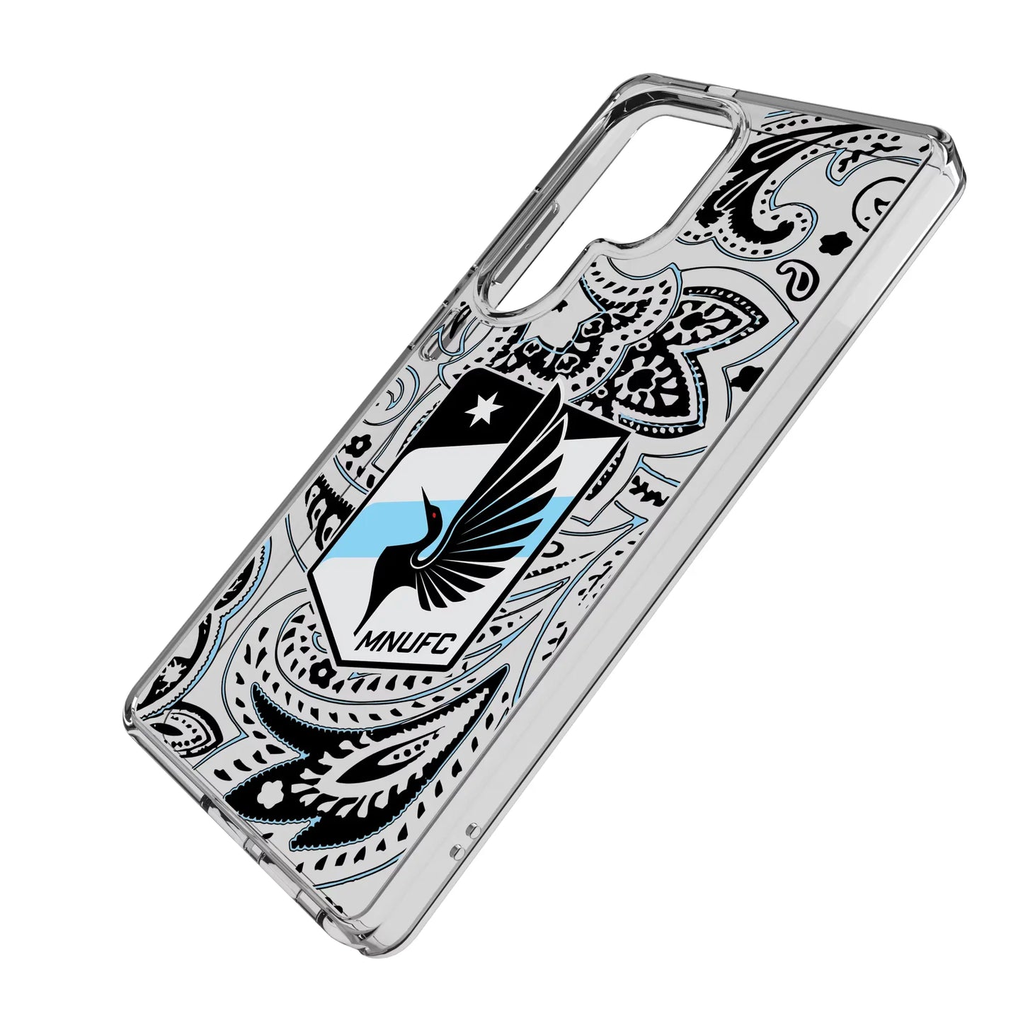 Minnesota United FC Paisley Clear Phone Case for Samsung Galaxy