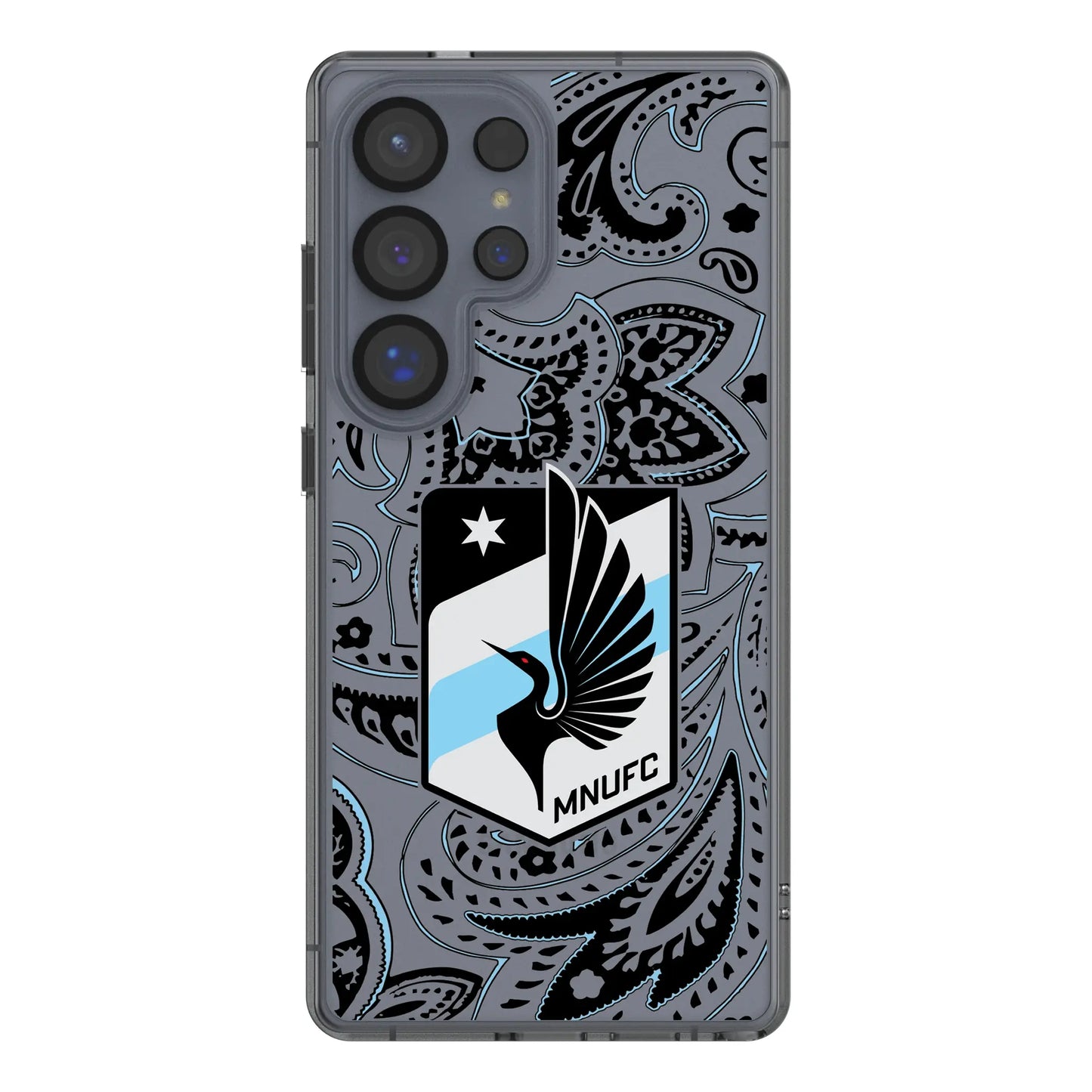 Minnesota United FC Paisley Clear Phone Case for Samsung Galaxy