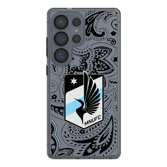 Minnesota United FC Paisley Clear Phone Case for Samsung Galaxy
