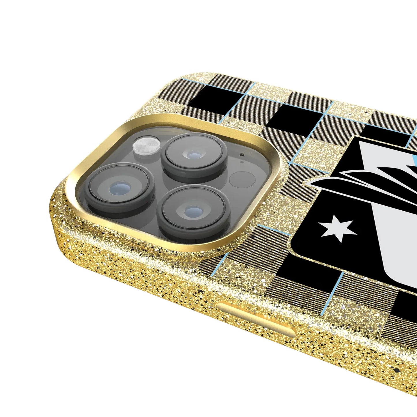 Minnesota United FC Plaid Bling Phone Case for Apple iPhone