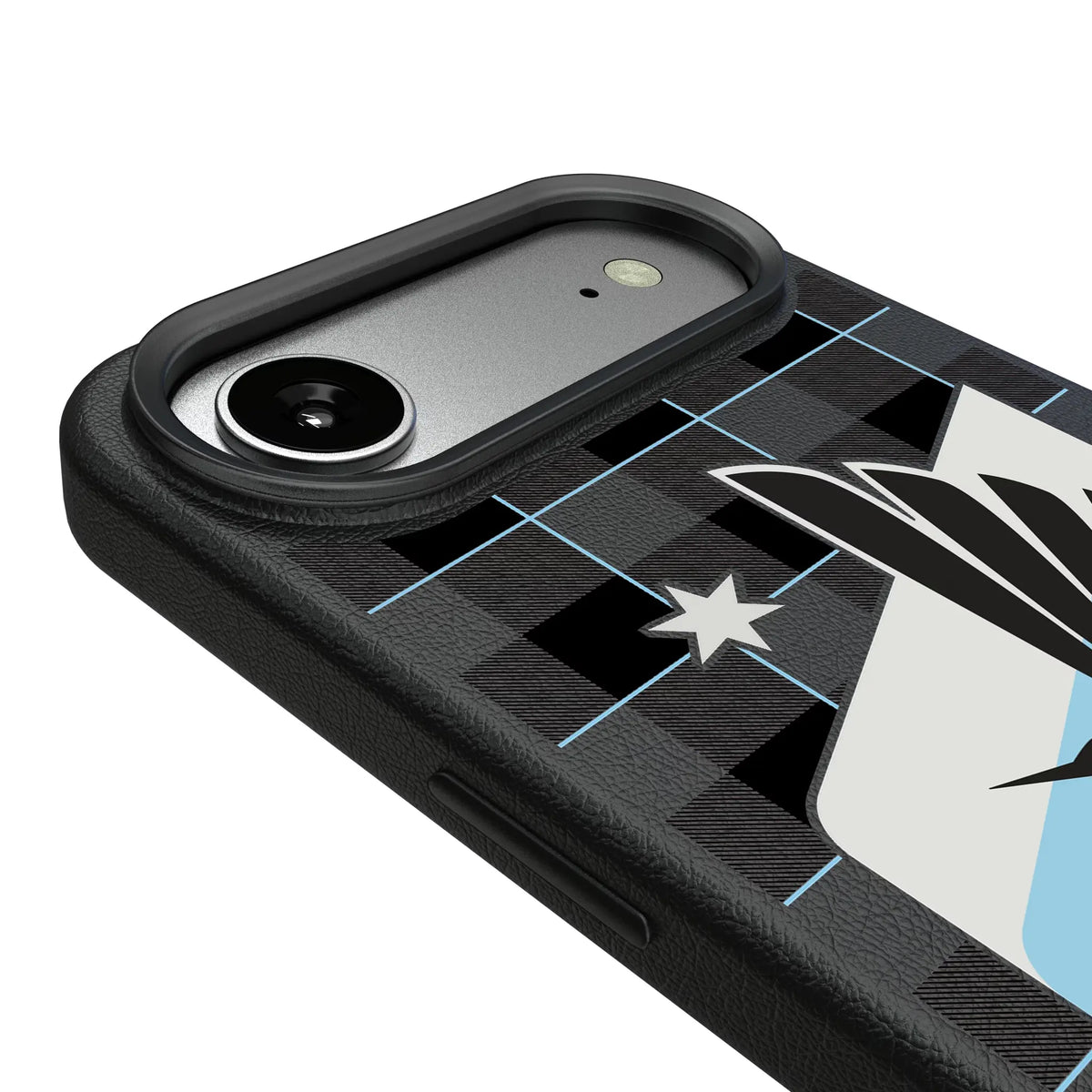 Minnesota United FC Plaid MagSafe Compatible Phone Case for Apple iPhone