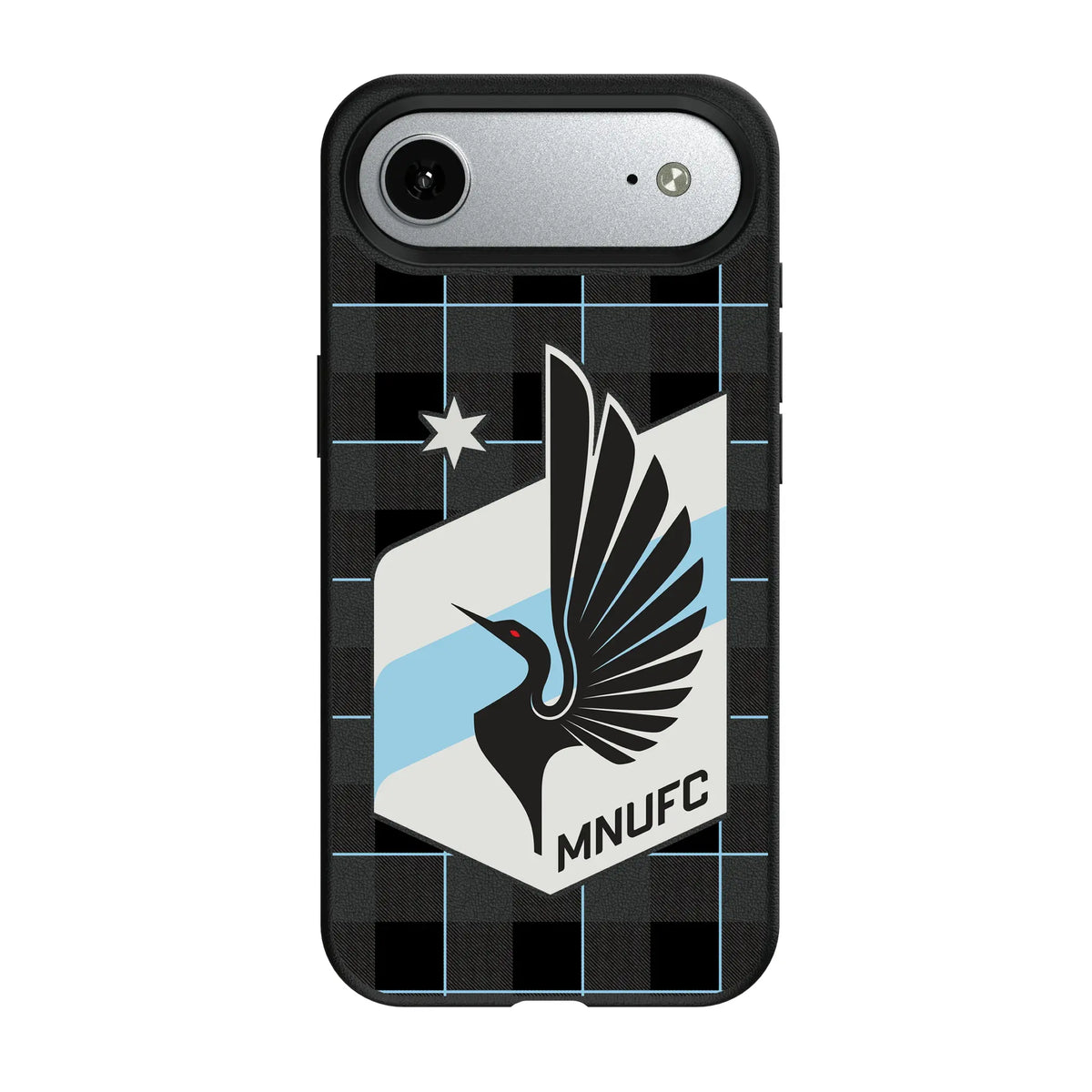 Minnesota United FC Plaid MagSafe Compatible Phone Case for Apple iPhone