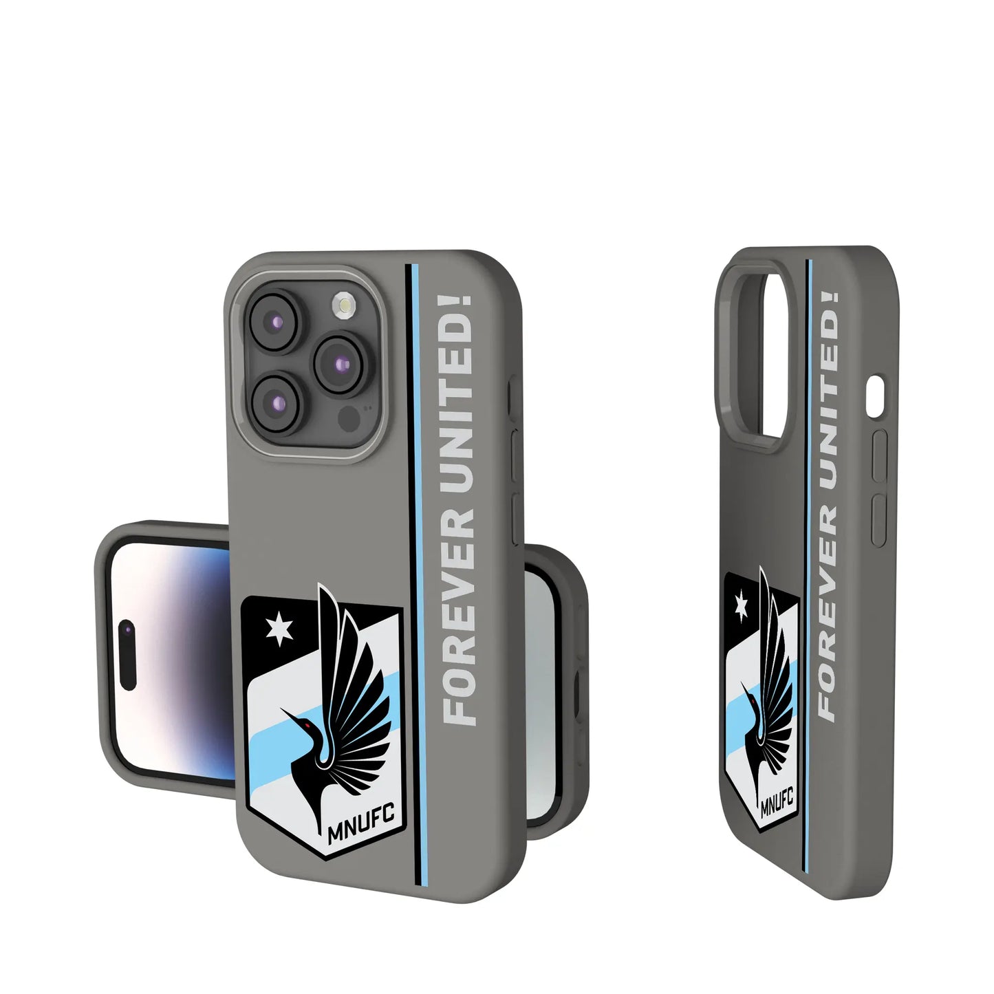 Minnesota United FC Sidebar Soft Touch Phone Case for Apple iPhone