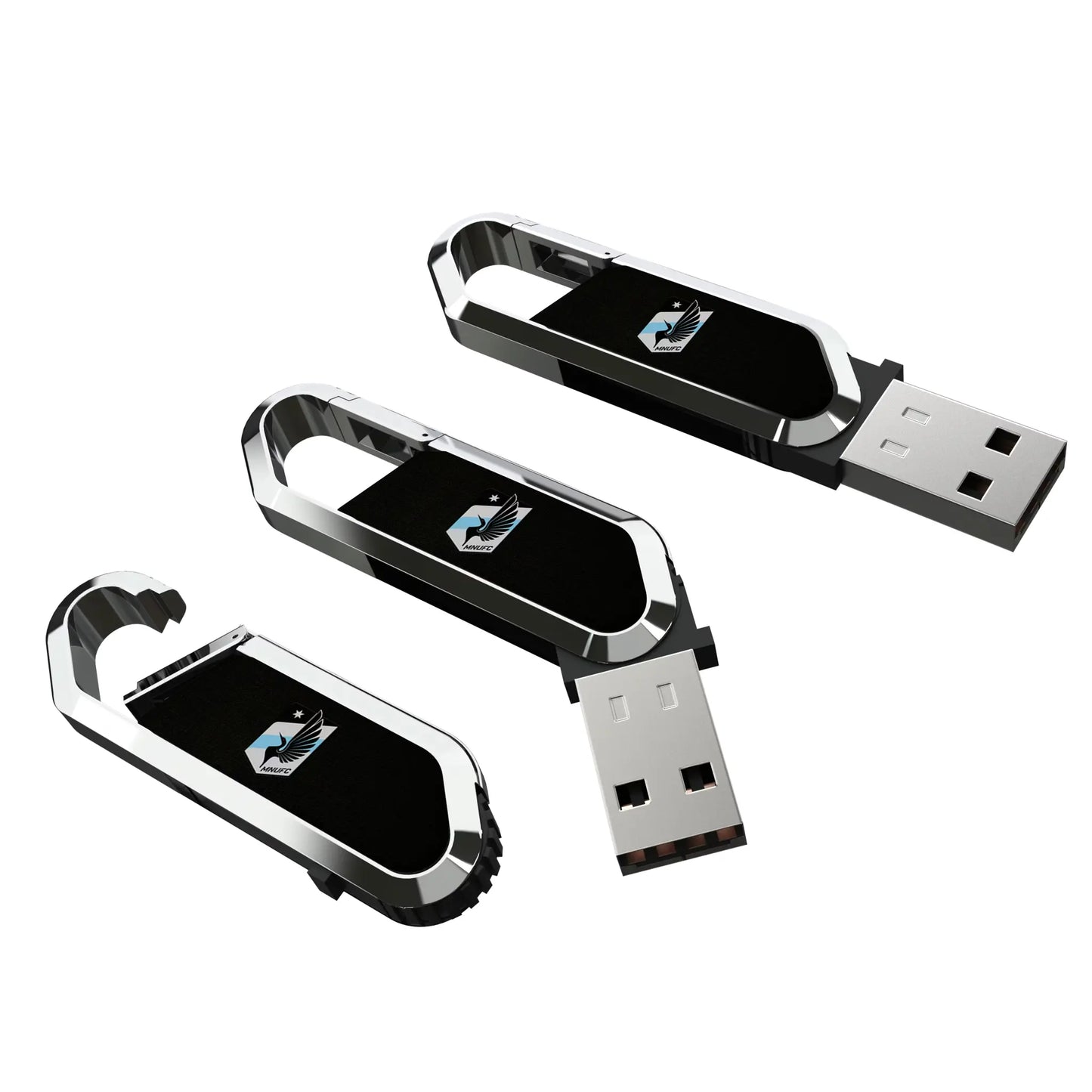 Minnesota United FC Solid USB 64GB Clip Style Flash Drive