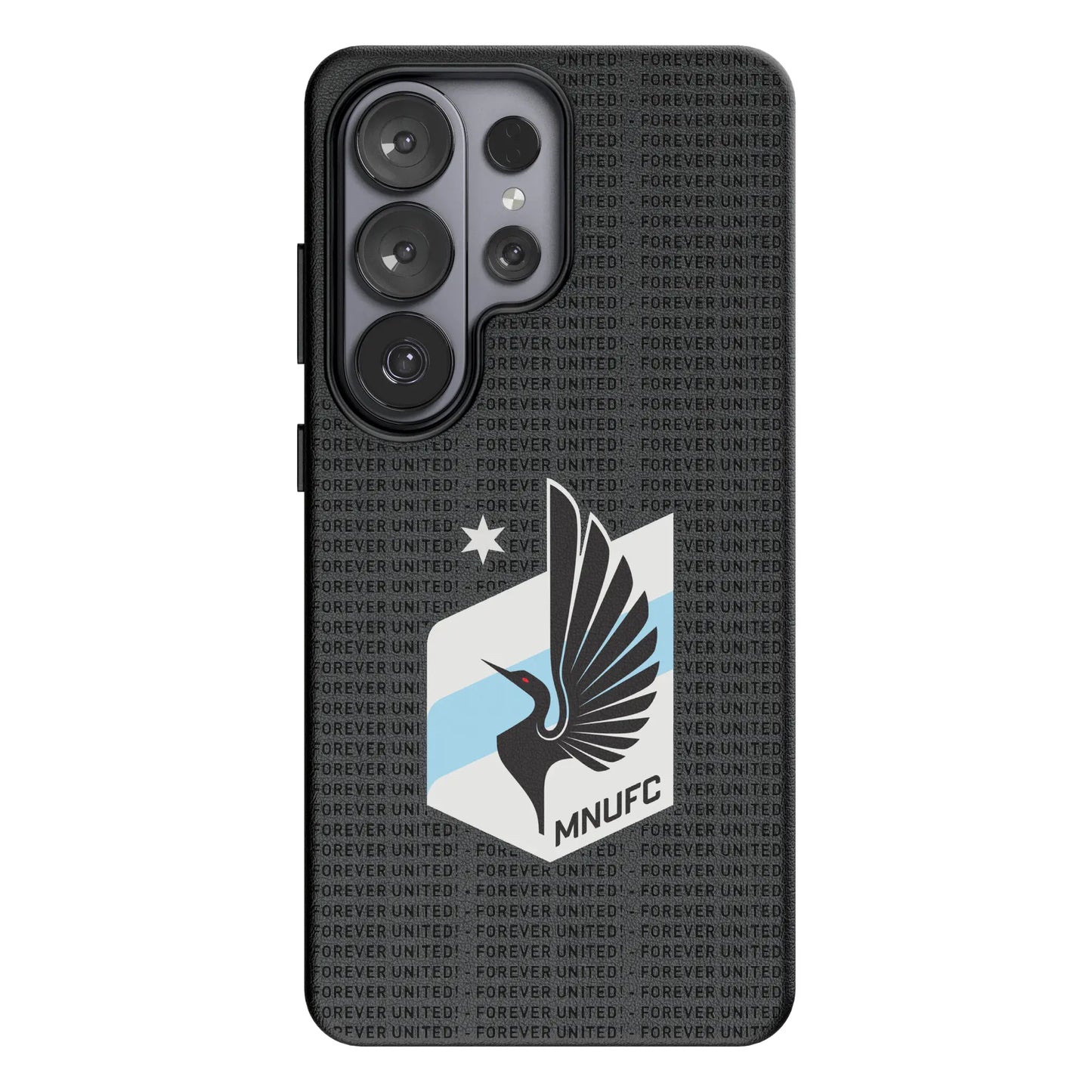 Minnesota United FC Text Backdrop MagSafe Compatible Phone Case for Samsung Galaxy