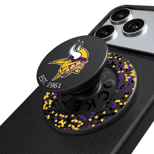 Minnesota Vikings Confetti PopSockets Magnetic Phone Grip and Stand