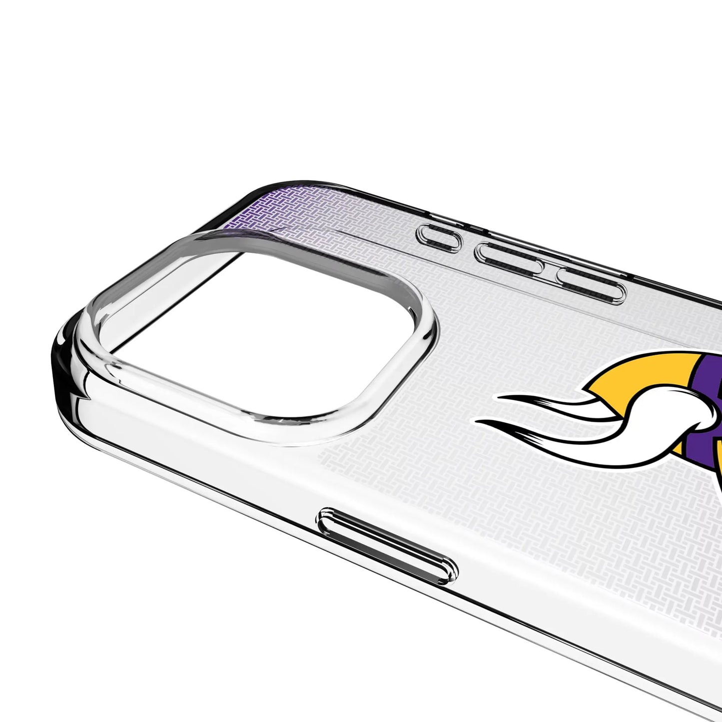 Minnesota Vikings Linen Clear Phone Case for Apple iPhone