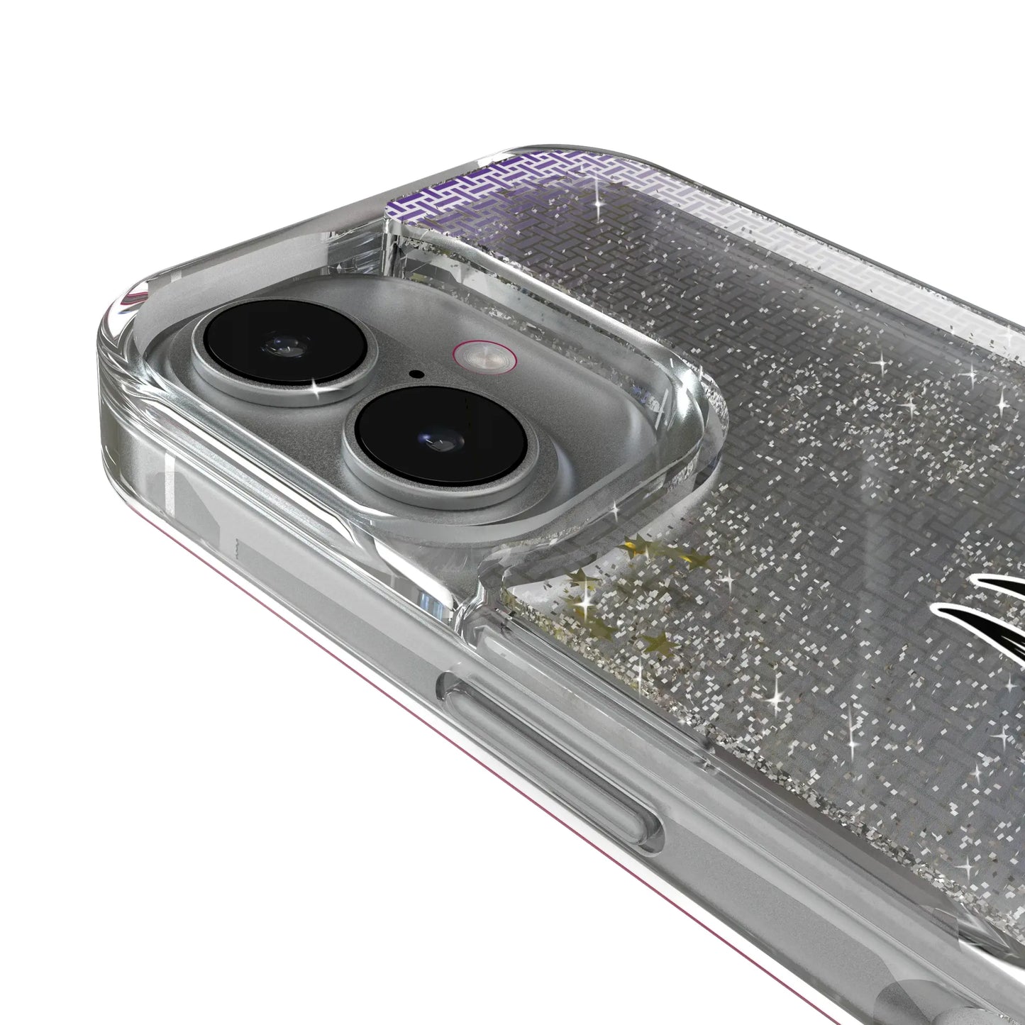 Minnesota Vikings Linen Glitter Phone Case for Apple iPhone