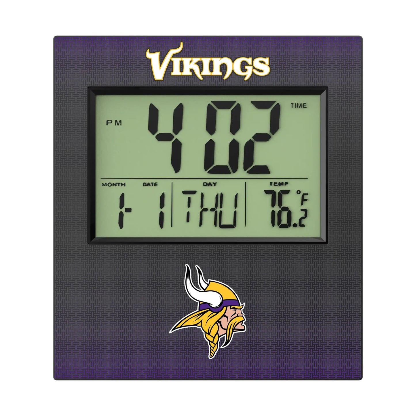 Minnesota Vikings Linen Wall Clock