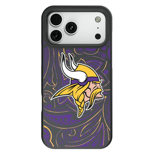 Minnesota Vikings Paisley Bump Phone Case for Apple iPhone