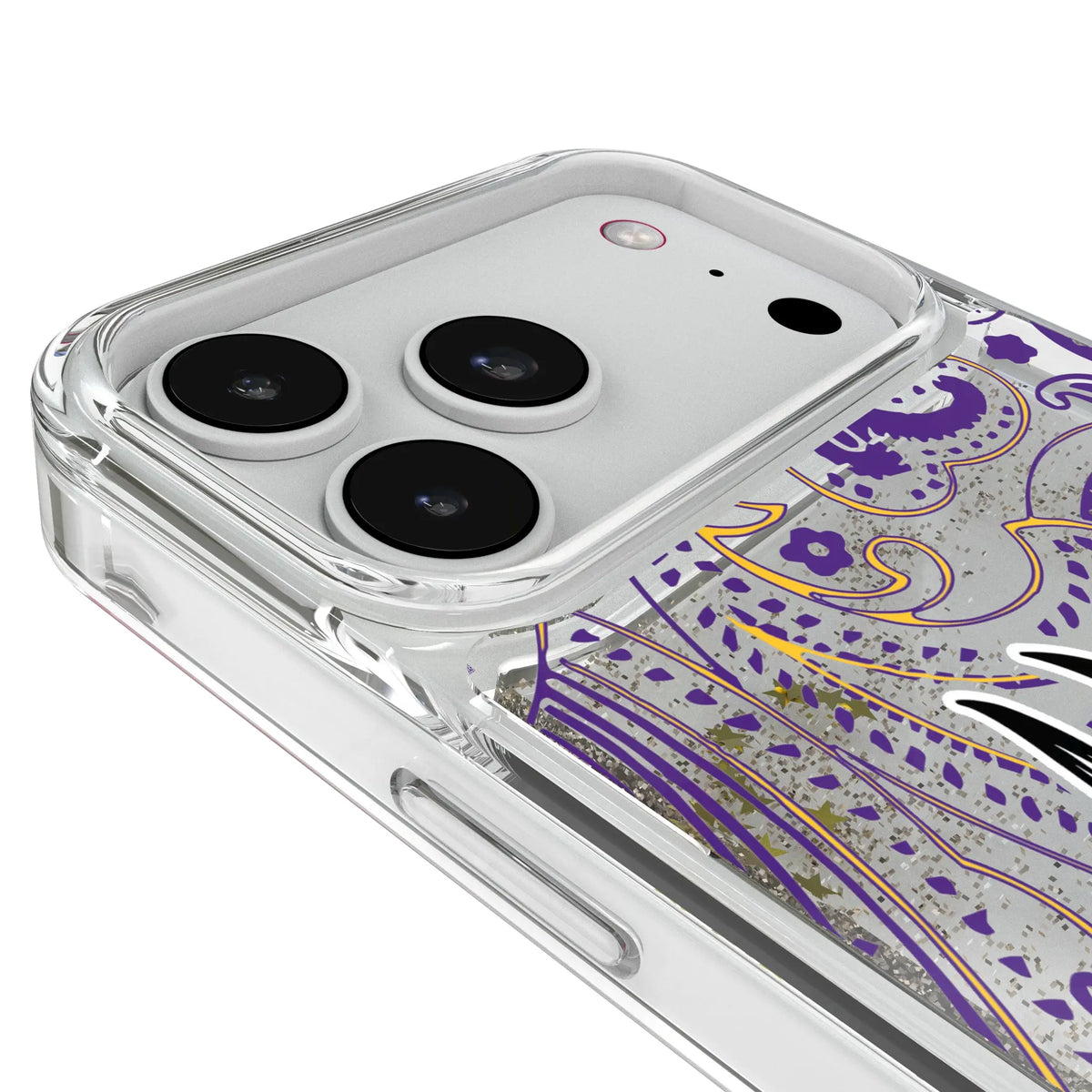 Minnesota Vikings Paisley Glitter Phone Case for Apple iPhone