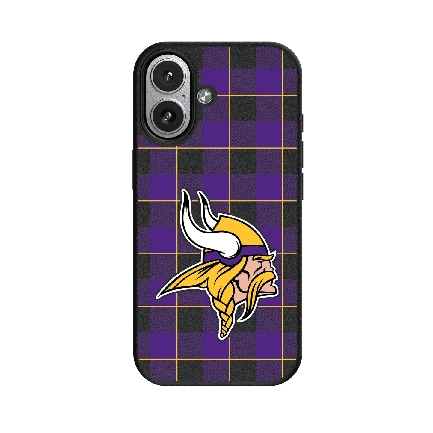 Minnesota Vikings Plaid MagSafe Compatible Phone Case for Apple iPhone