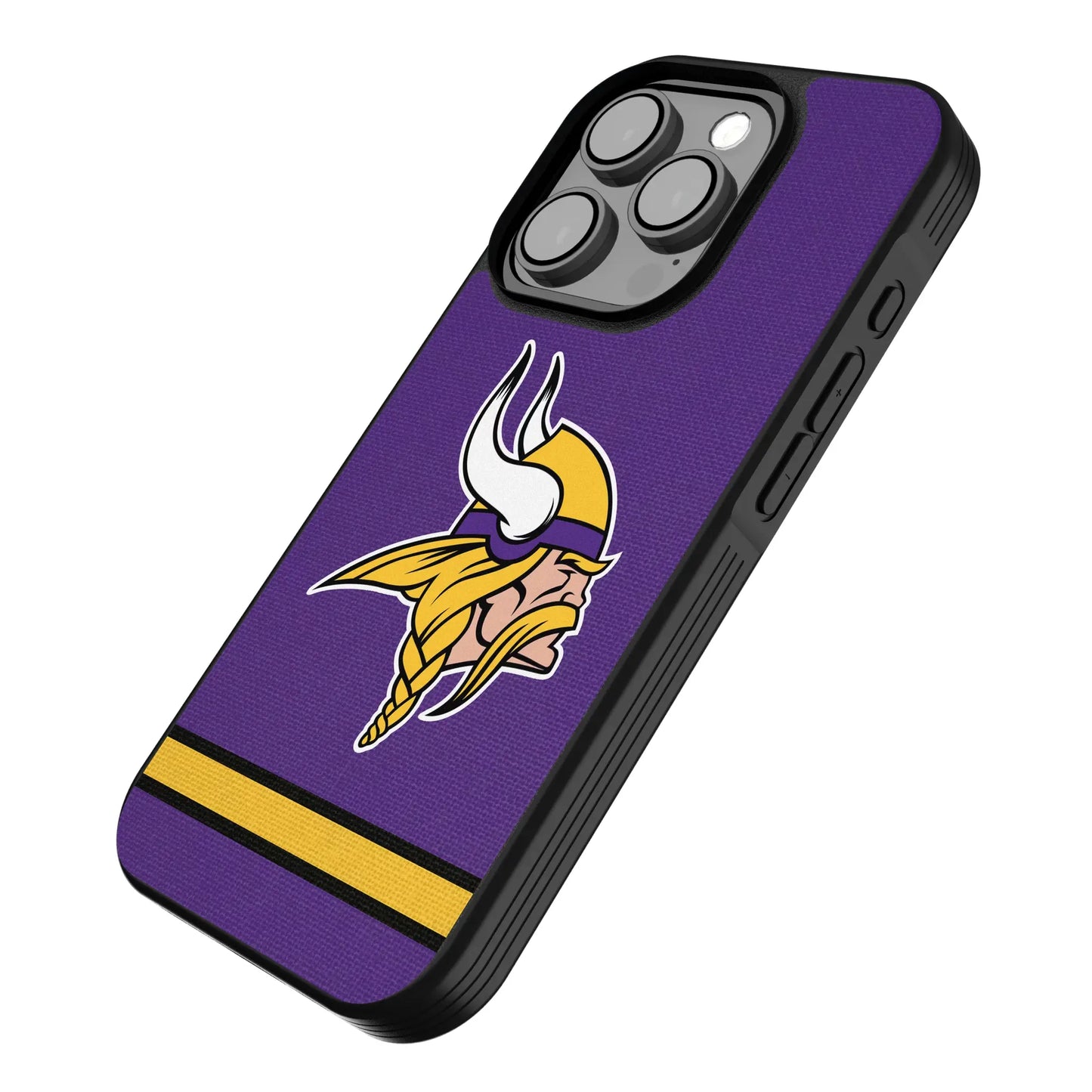Minnesota Vikings Stripe Bump Phone Case for Apple iPhone