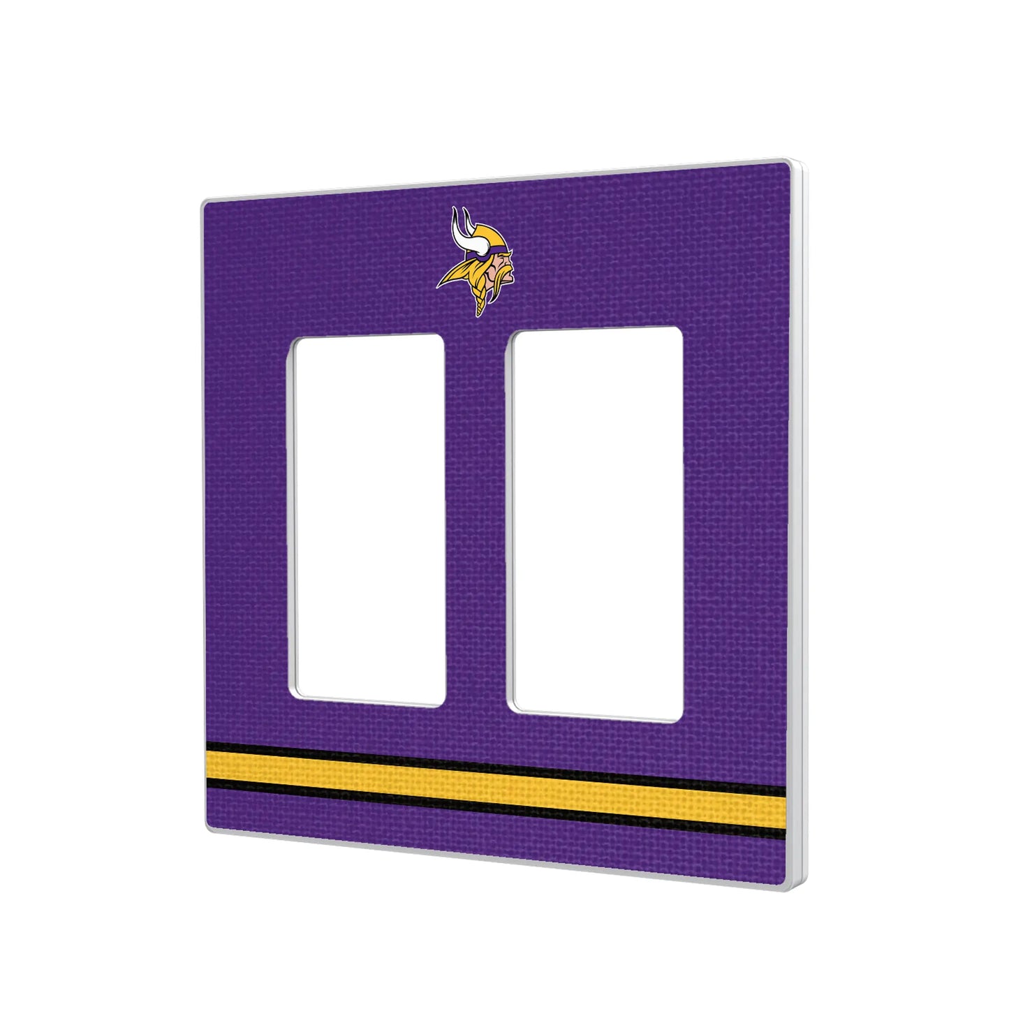 Minnesota Vikings Stripe Hidden-Screw Light Switch Plate