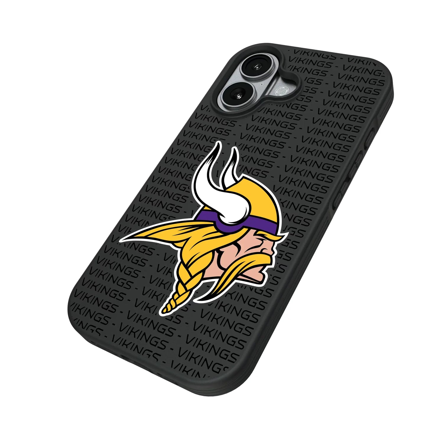 Minnesota Vikings Text Backdrop Bump Phone Case for Apple iPhone