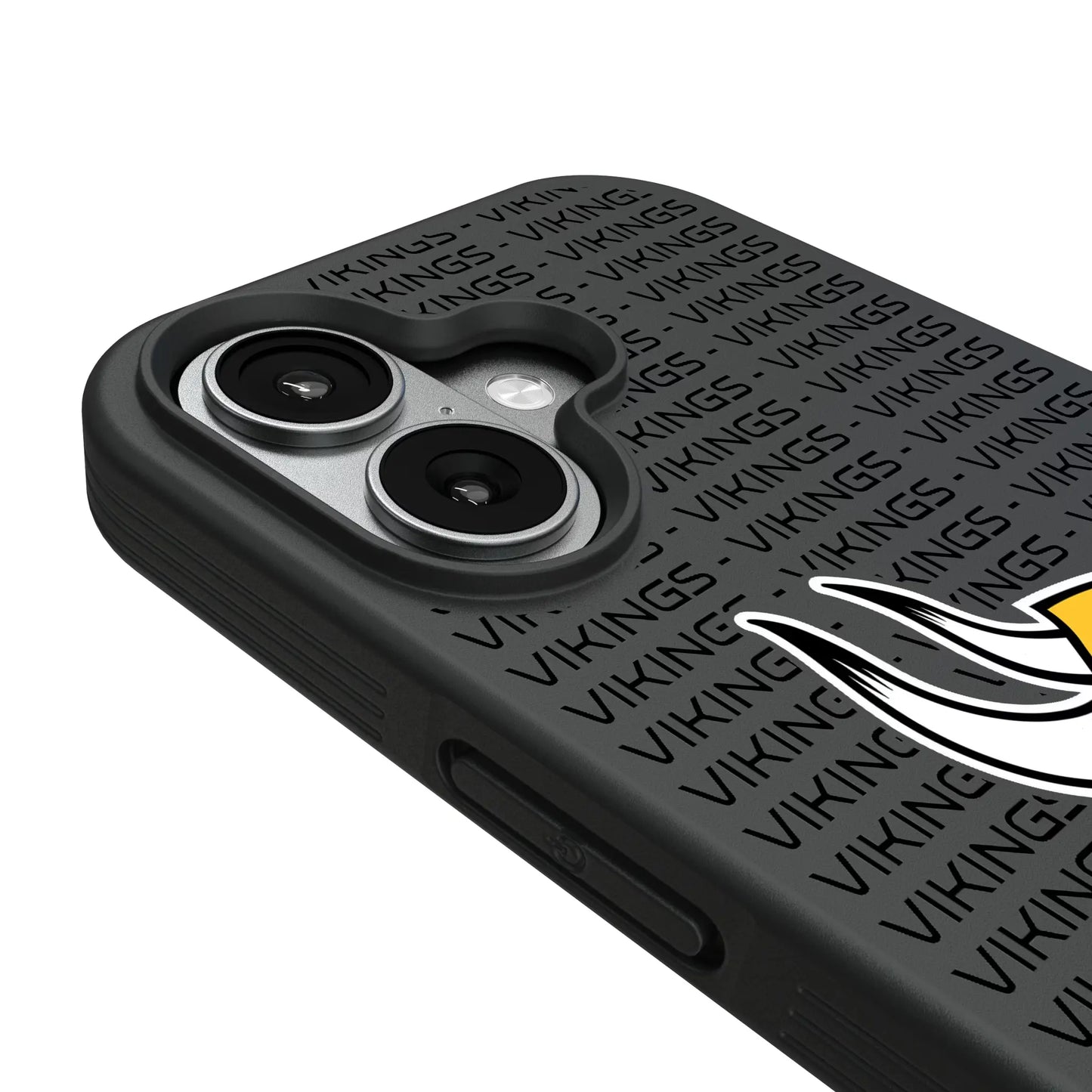 Minnesota Vikings Text Backdrop Bump Phone Case for Apple iPhone