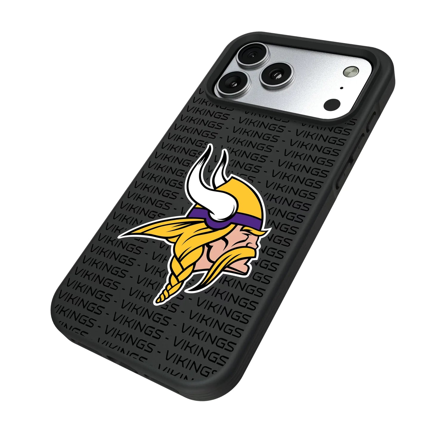 Minnesota Vikings Text Backdrop Bump Phone Case for Apple iPhone