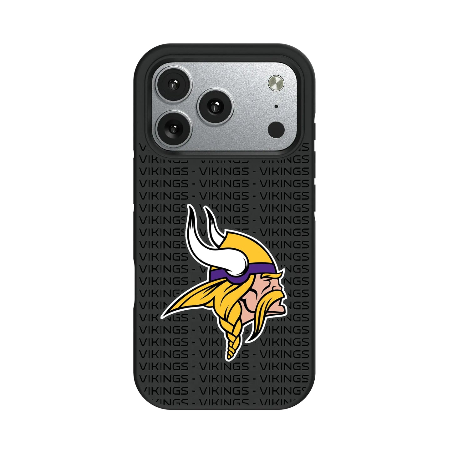 Minnesota Vikings Text Backdrop Bump Phone Case for Apple iPhone