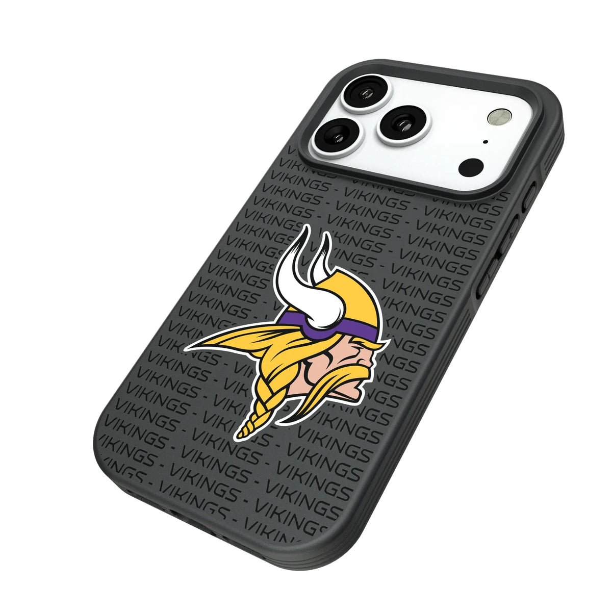 Minnesota Vikings Text Backdrop Bump Phone Case for Apple iPhone