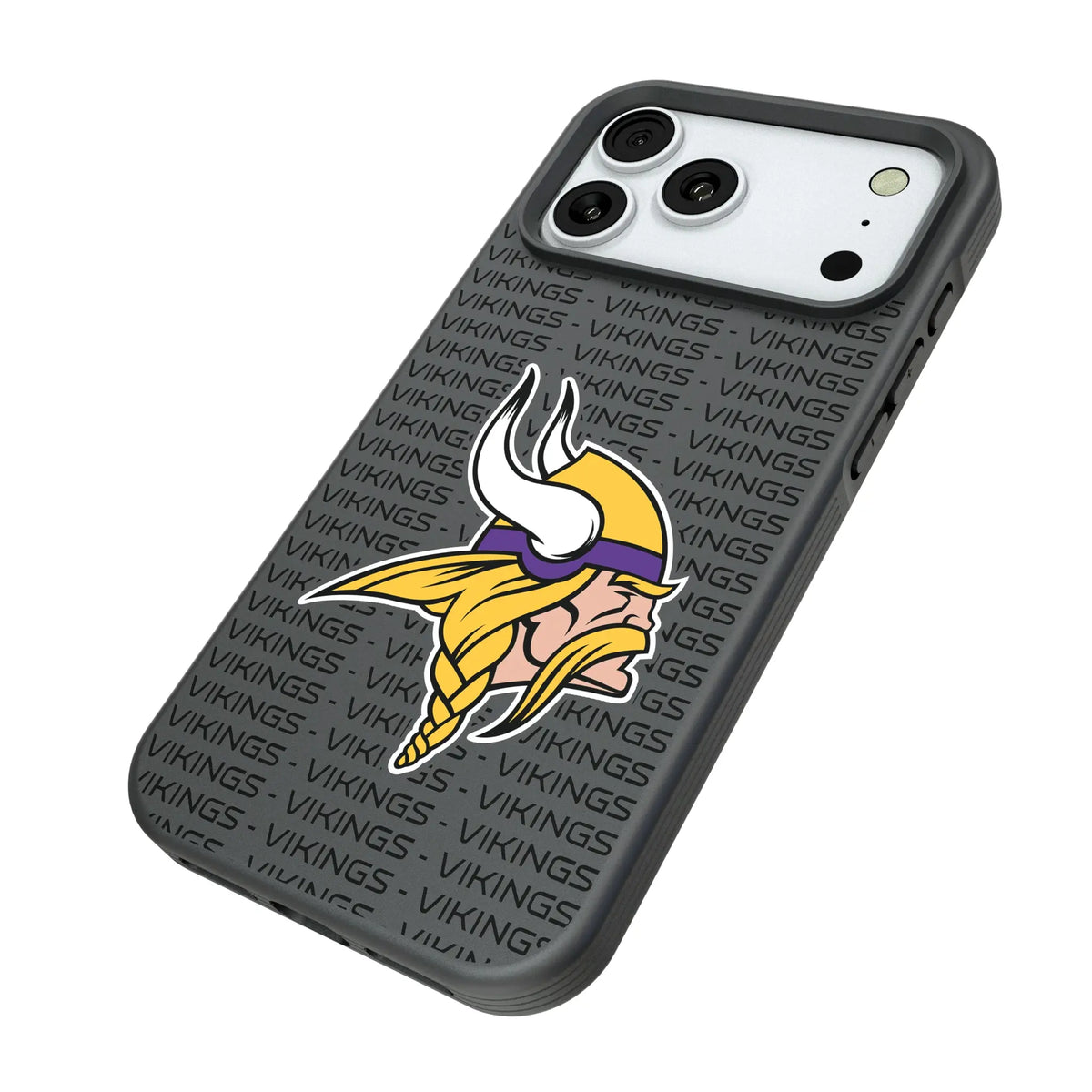 Minnesota Vikings Text Backdrop Bump Phone Case for Apple iPhone