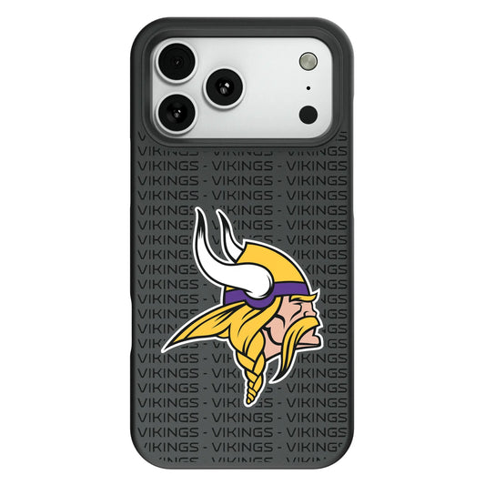 Minnesota Vikings Text Backdrop Bump Phone Case for Apple iPhone
