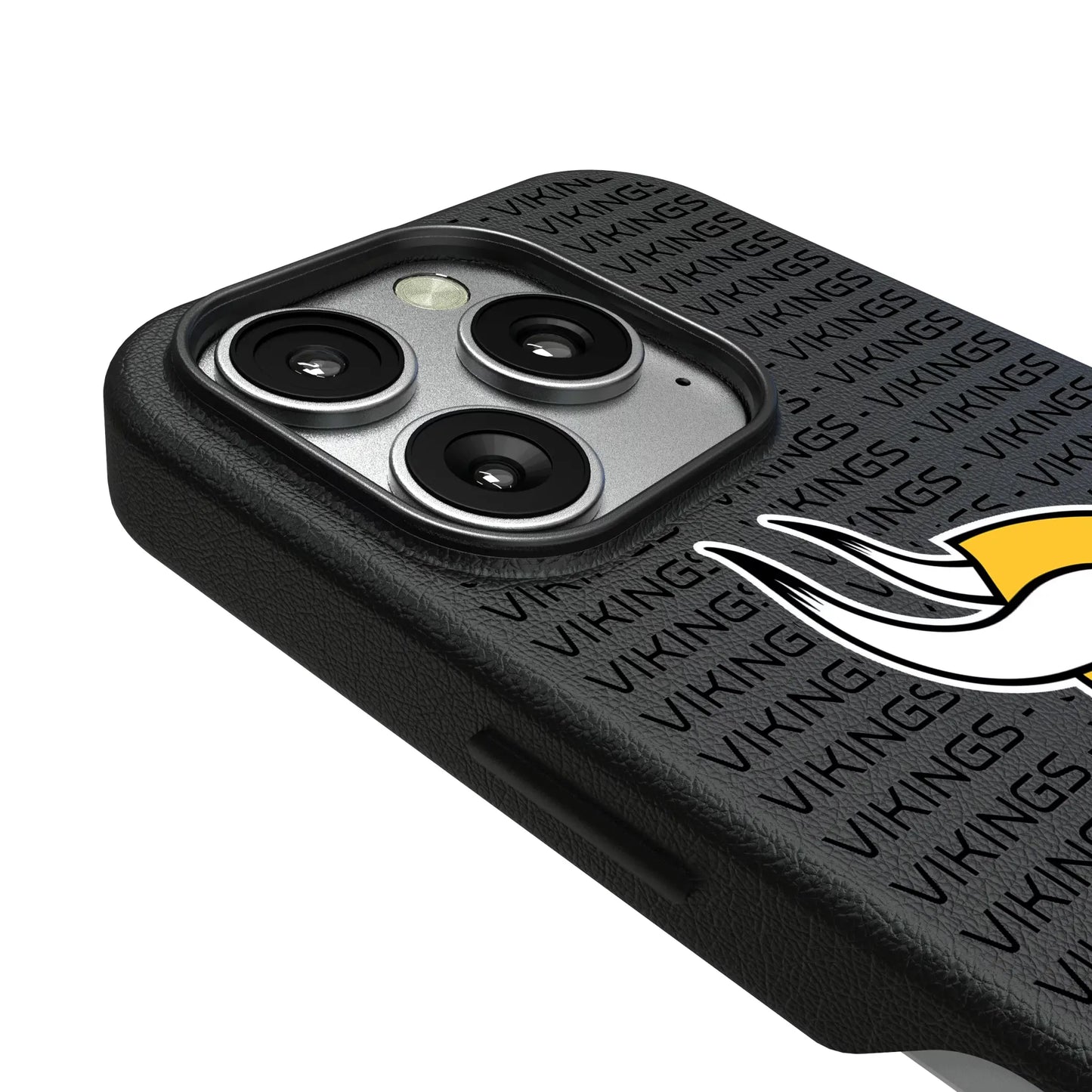 Minnesota Vikings Text Backdrop MagSafe Compatible Phone Case for Apple iPhone