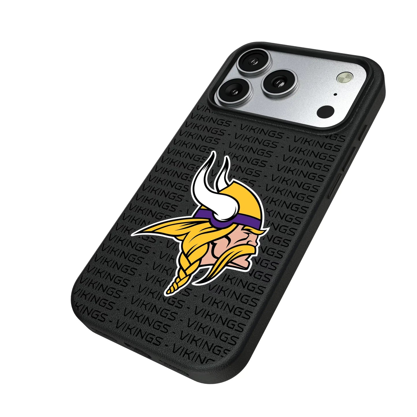 Minnesota Vikings Text Backdrop MagSafe Compatible Phone Case for Apple iPhone