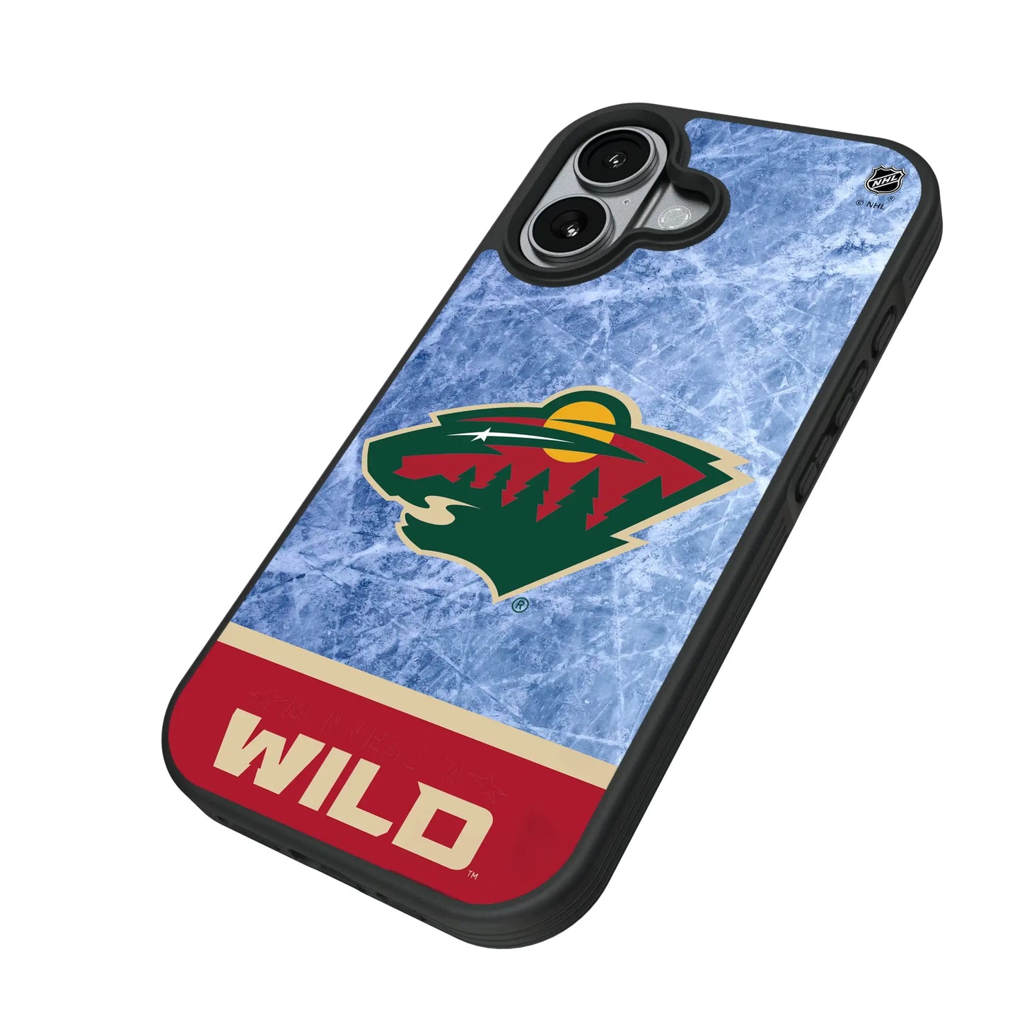 Minnesota Wild Ice Wordmark Bump Phone Case for Apple iPhone