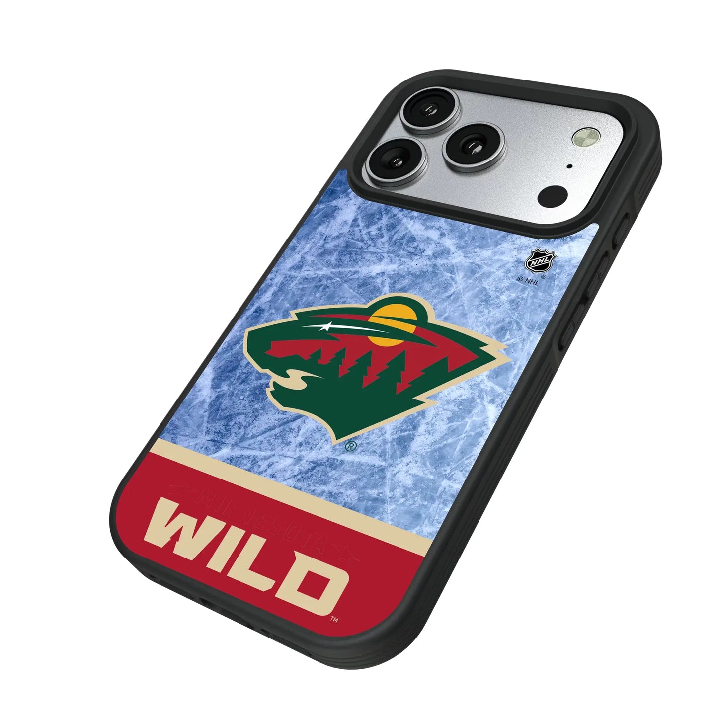 Minnesota Wild Ice Wordmark Bump Phone Case for Apple iPhone