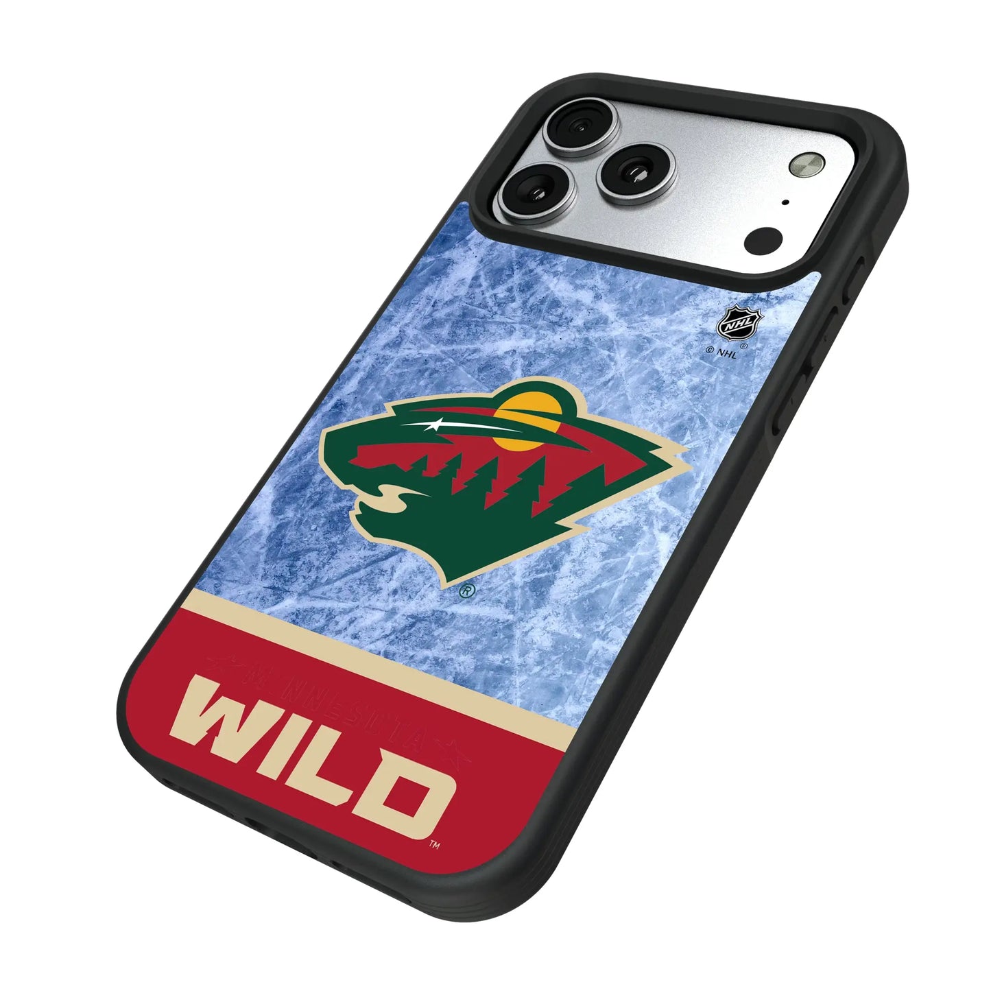 Minnesota Wild Ice Wordmark Bump Phone Case for Apple iPhone