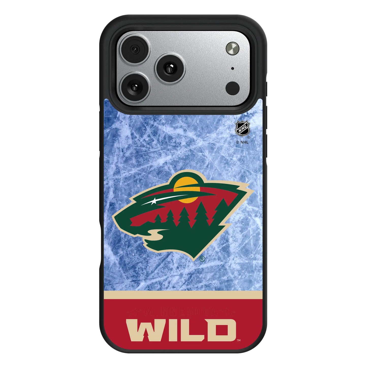Minnesota Wild Ice Wordmark Bump Phone Case for Apple iPhone