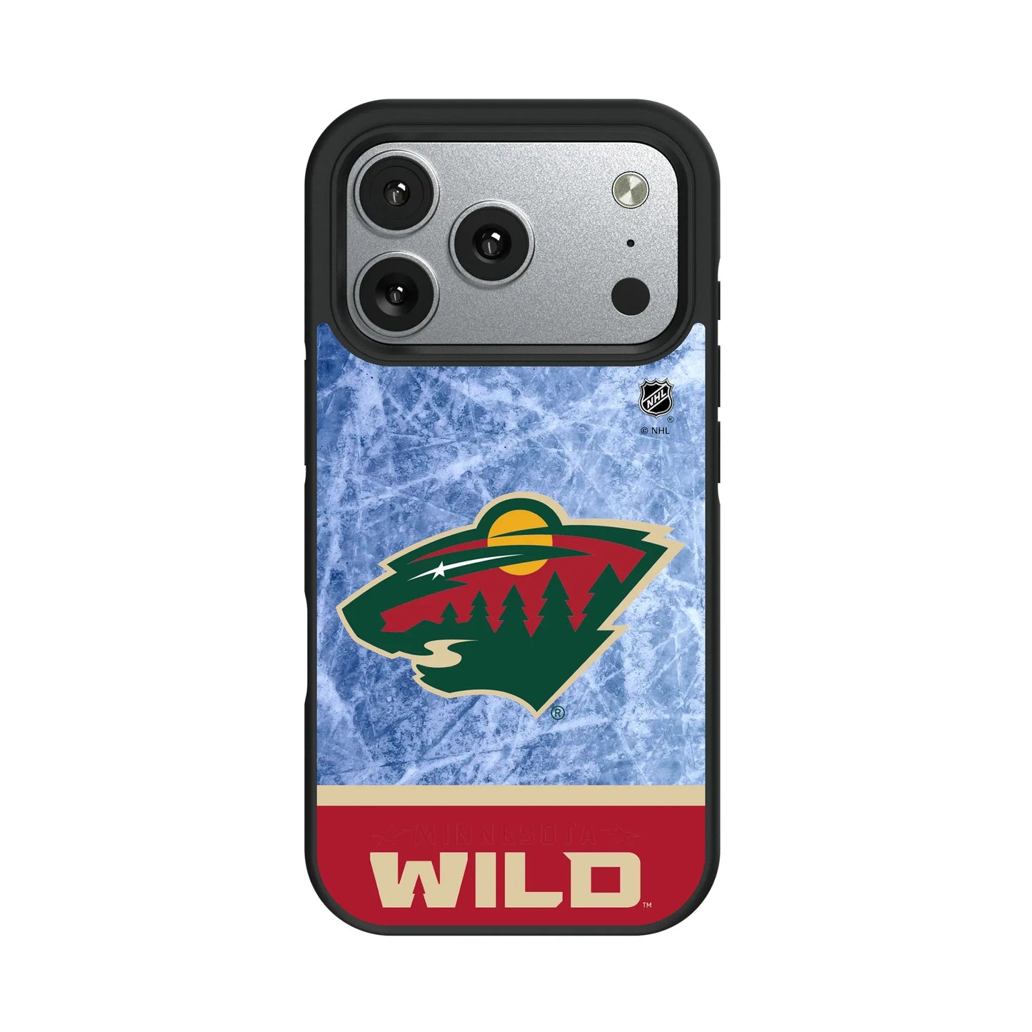 Minnesota Wild Ice Wordmark Bump Phone Case for Apple iPhone