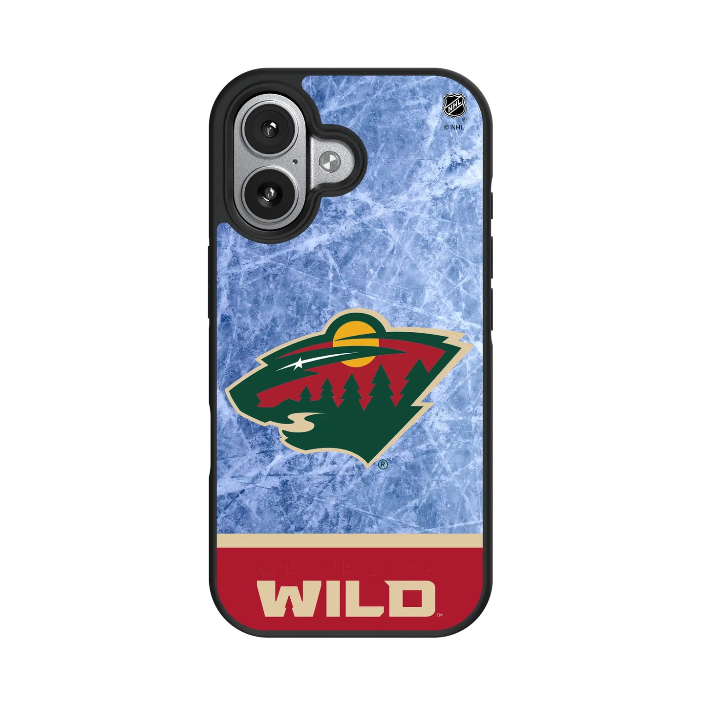 Minnesota Wild Ice Wordmark Bump Phone Case for Apple iPhone