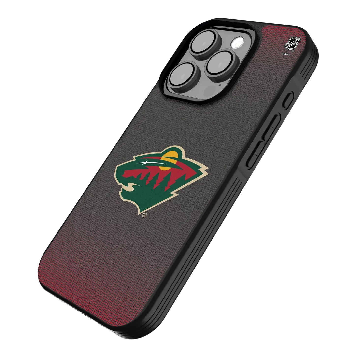 Minnesota Wild Linen Bump Phone Case for Apple iPhone