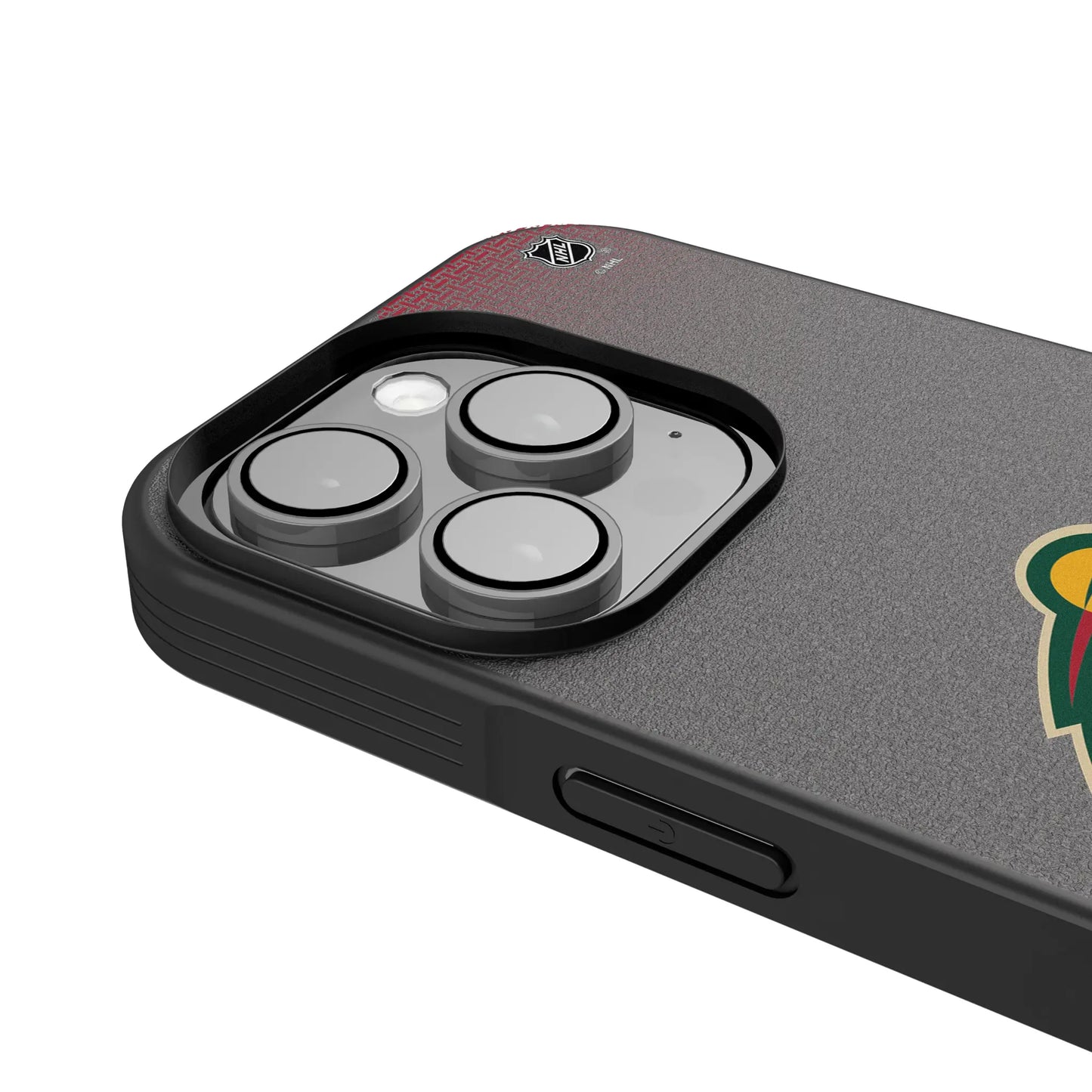 Minnesota Wild Linen Bump Phone Case for Apple iPhone