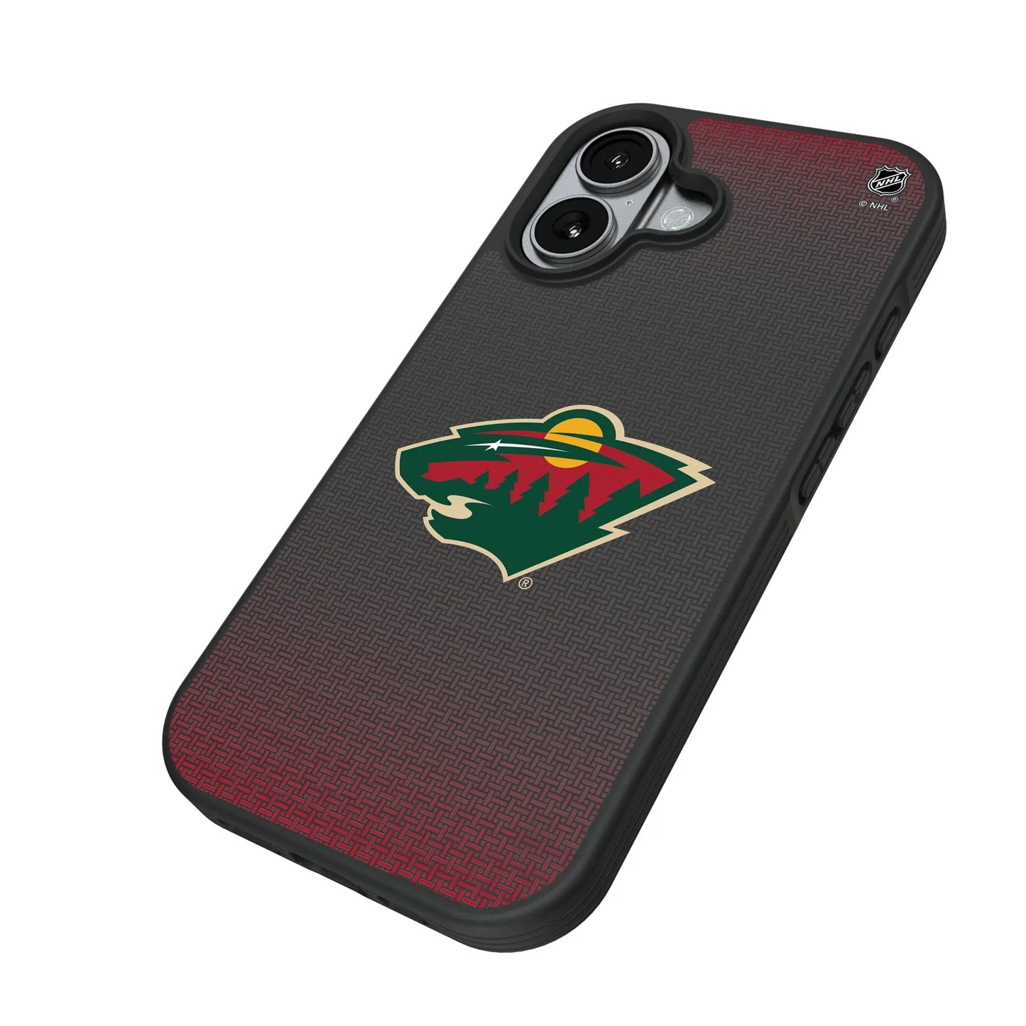 Minnesota Wild Linen Bump Phone Case for Apple iPhone