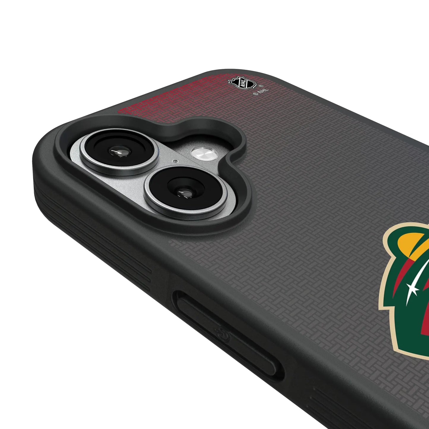 Minnesota Wild Linen Bump Phone Case for Apple iPhone