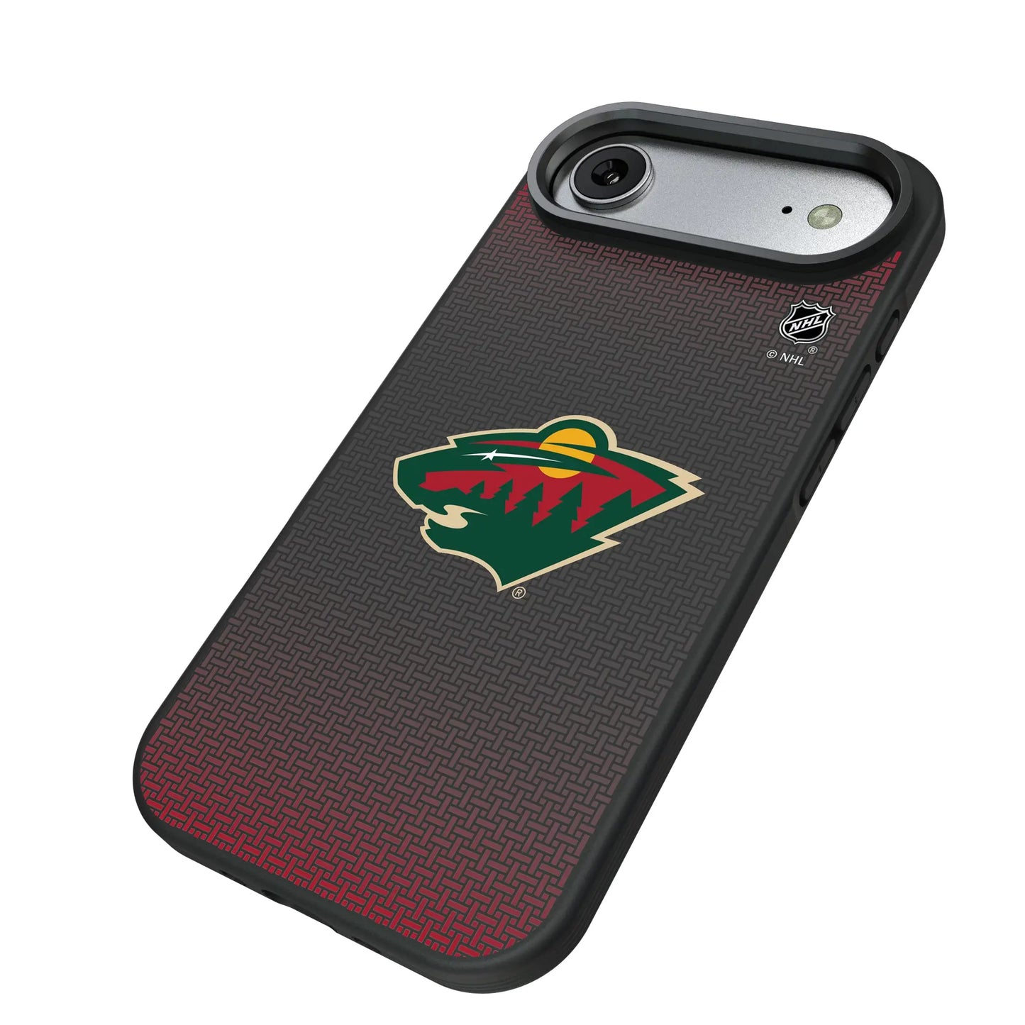 Minnesota Wild Linen Bump Phone Case for Apple iPhone