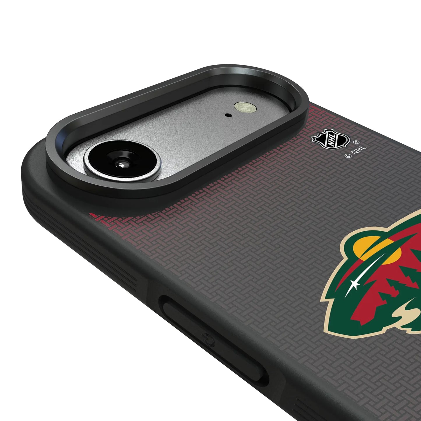 Minnesota Wild Linen Bump Phone Case for Apple iPhone