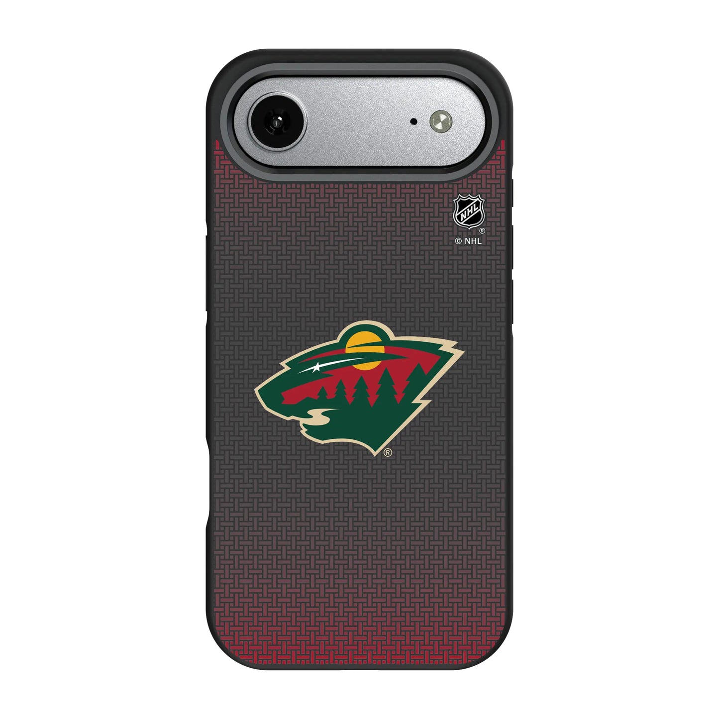 Minnesota Wild Linen Bump Phone Case for Apple iPhone
