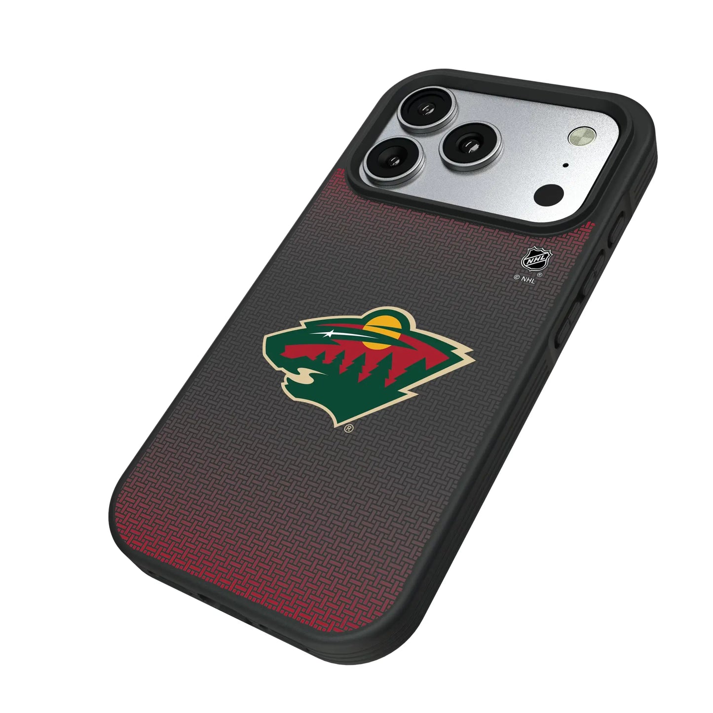 Minnesota Wild Linen Bump Phone Case for Apple iPhone
