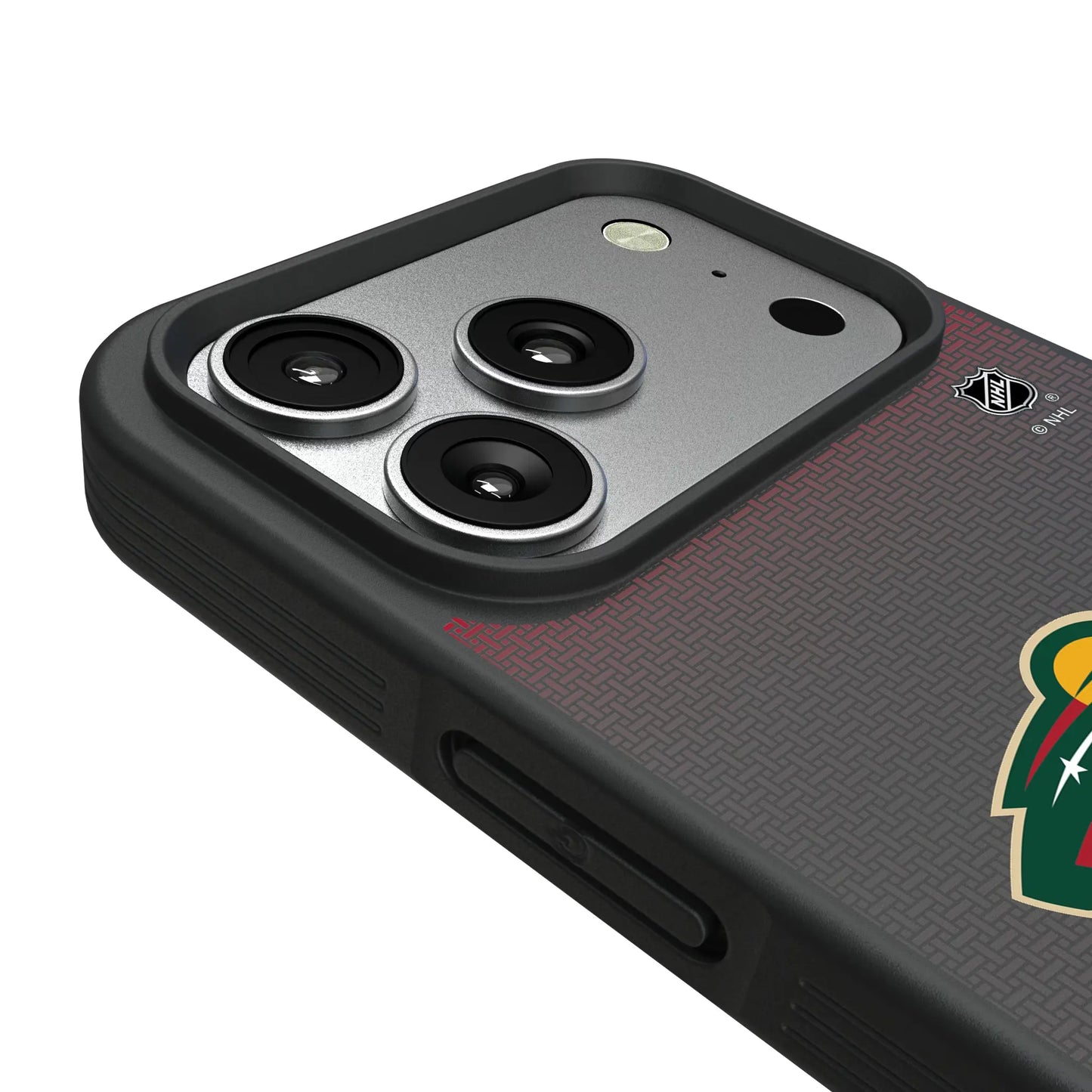 Minnesota Wild Linen Bump Phone Case for Apple iPhone