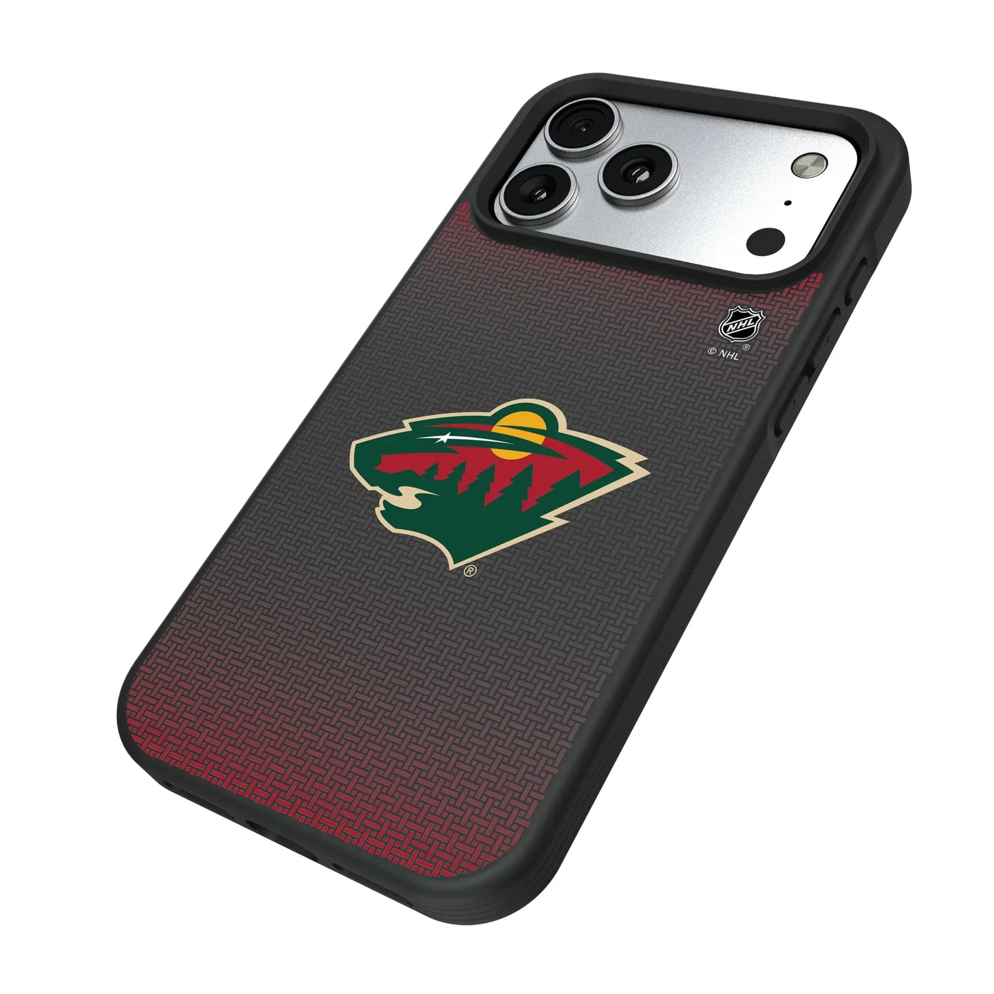 Minnesota Wild Linen Bump Phone Case for Apple iPhone
