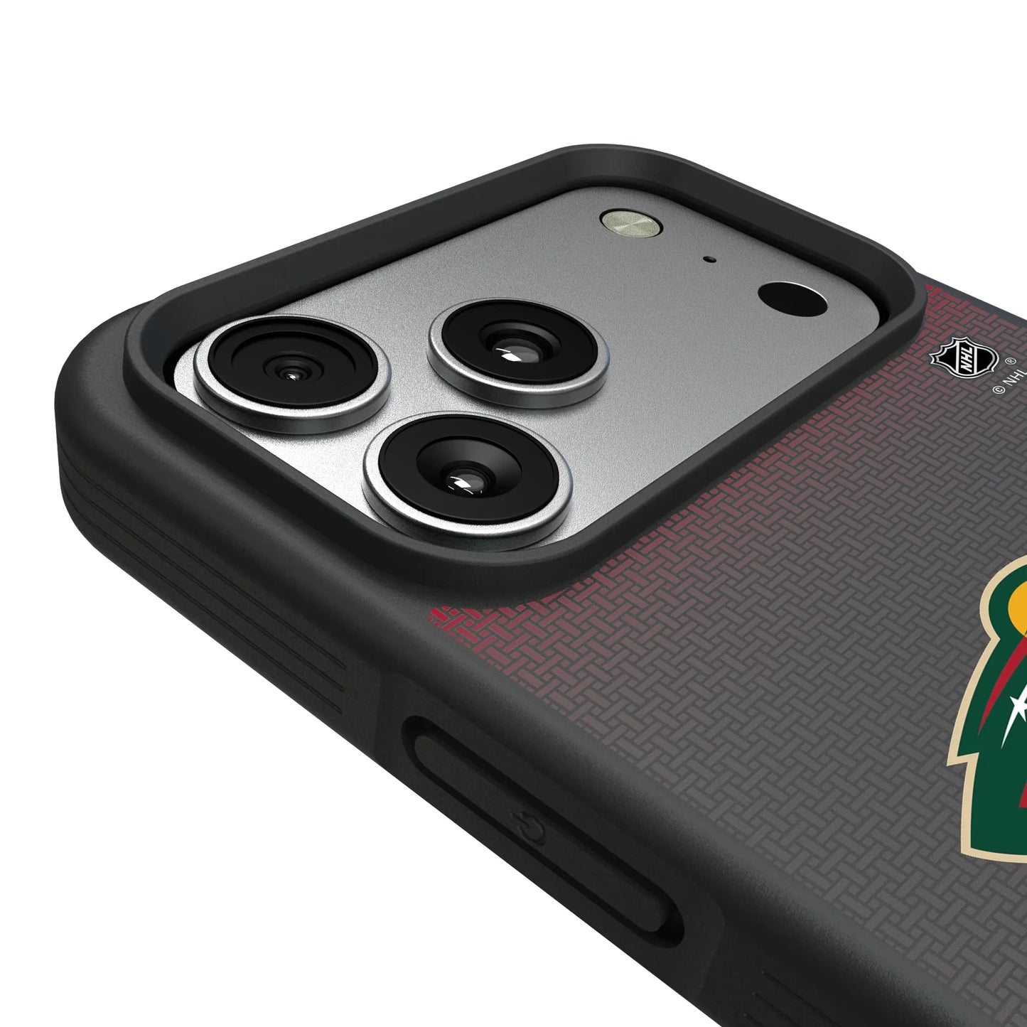 Minnesota Wild Linen Bump Phone Case for Apple iPhone