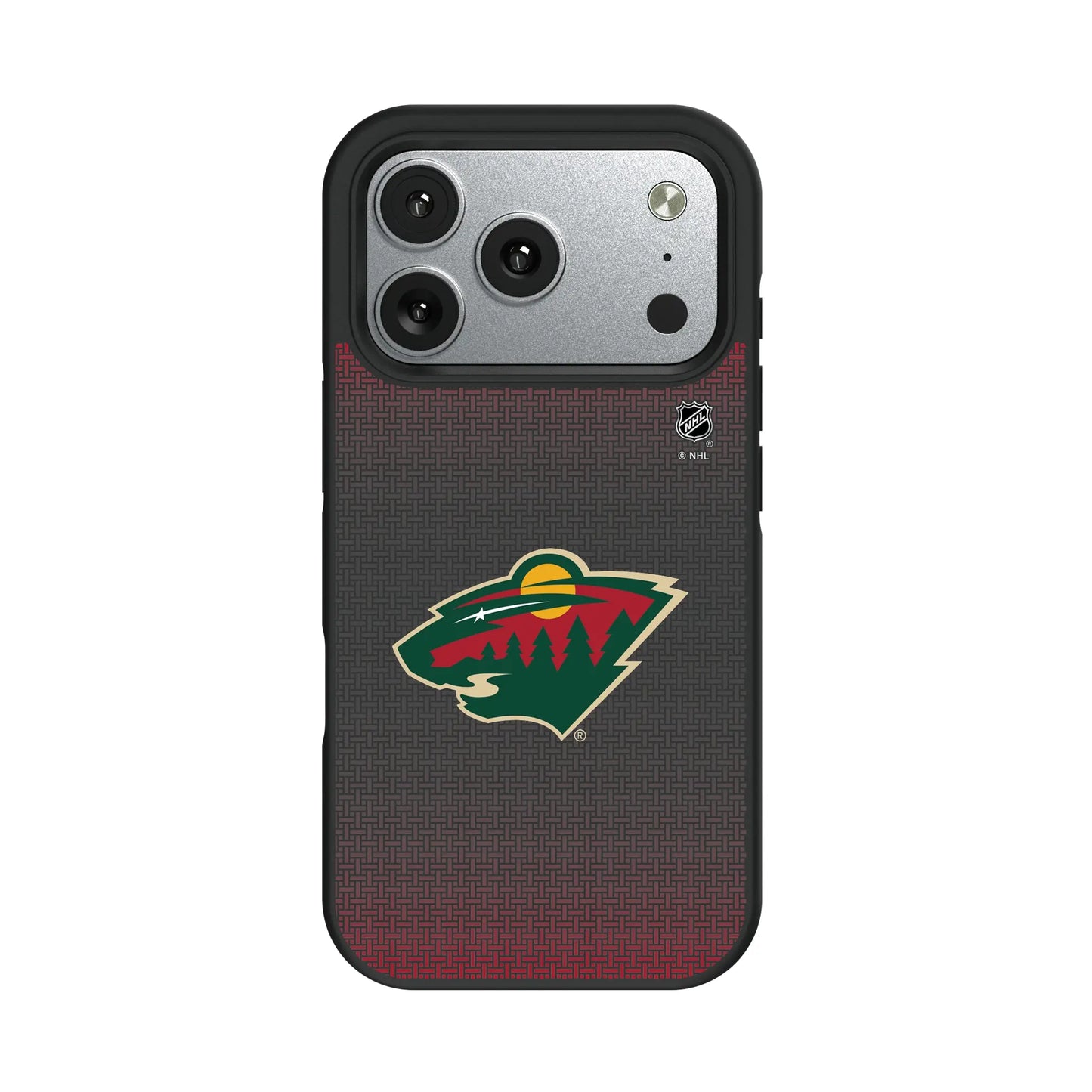Minnesota Wild Linen Bump Phone Case for Apple iPhone
